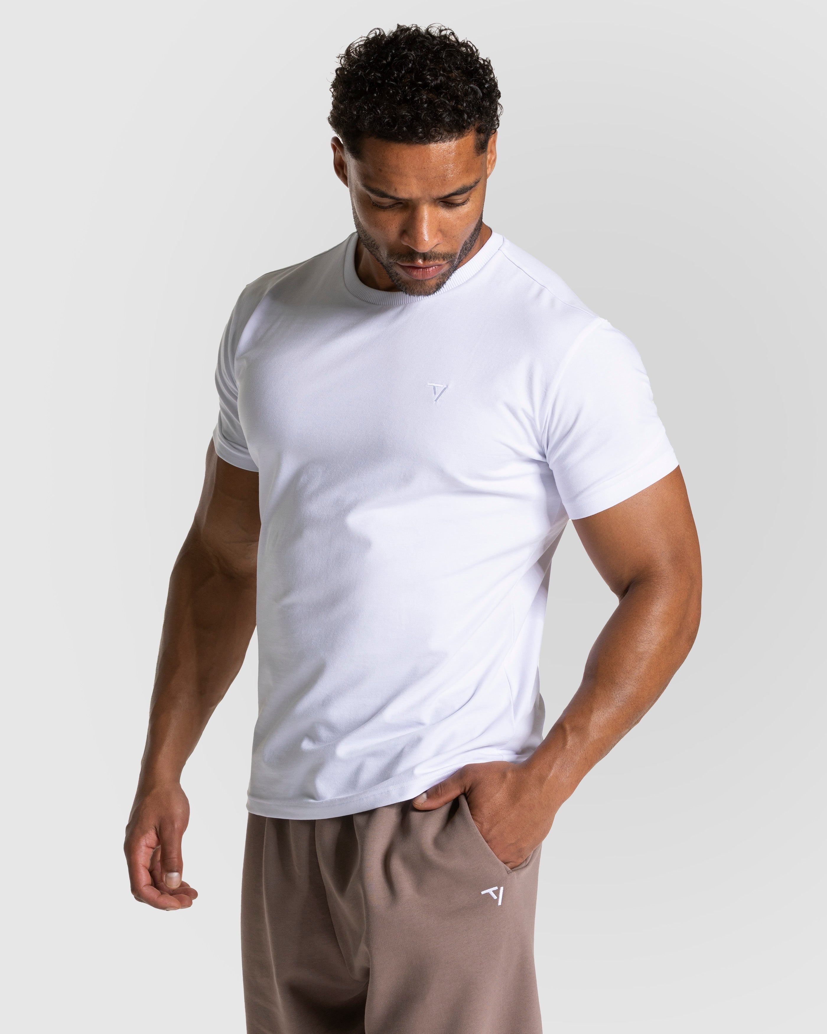 Timeless Pro Fitted T-Shirt "Weiß"