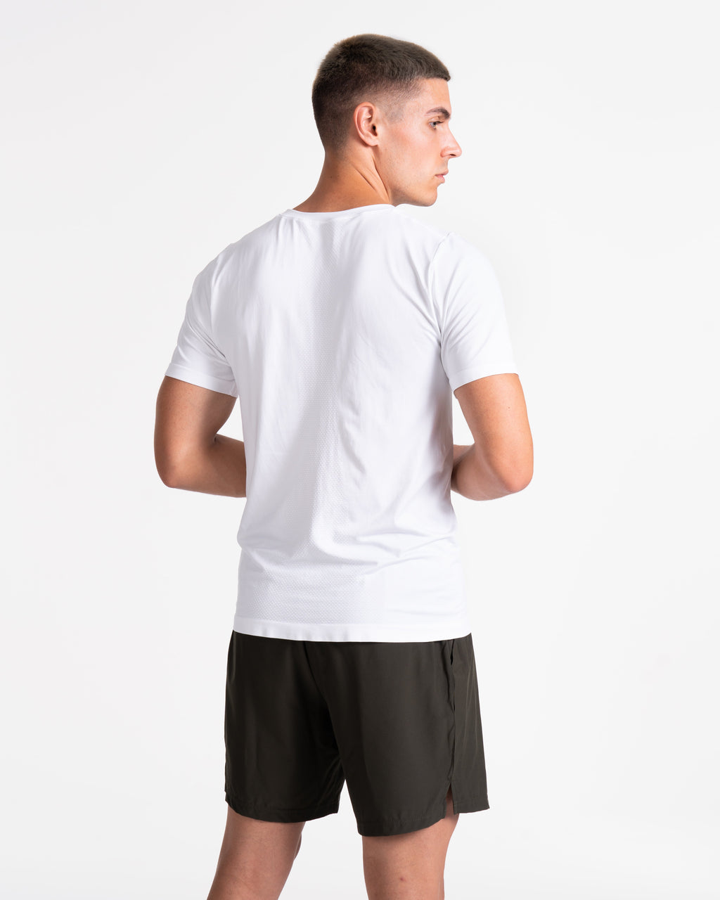 Pace Fitted T-Shirt "Weiß"