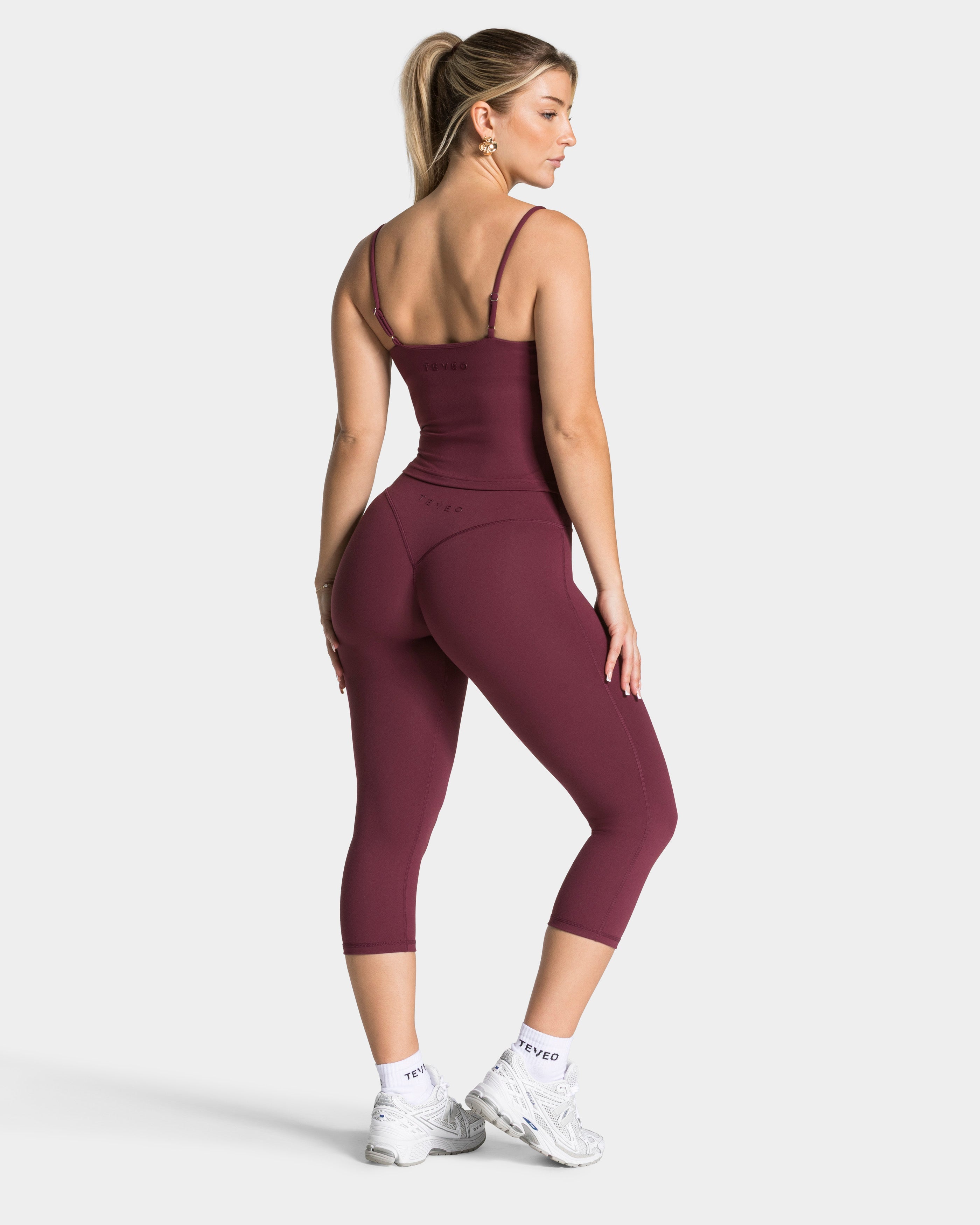 Allrounder Capri Leggings "Pflaume"