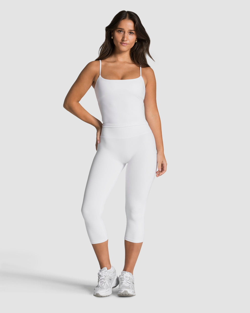 Allrounder Capri Leggings "Weiß"