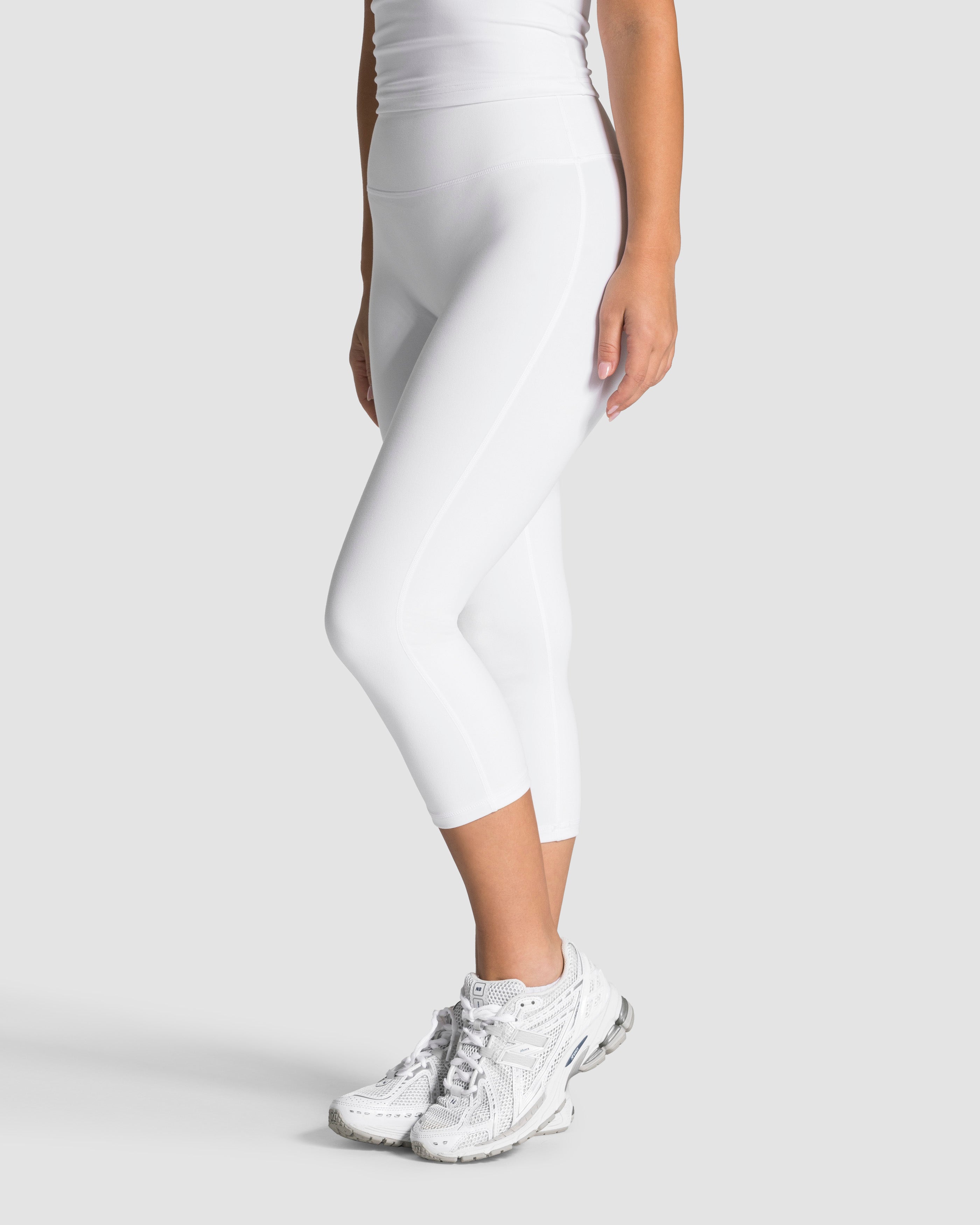 Allrounder Capri Leggings "Weiß"