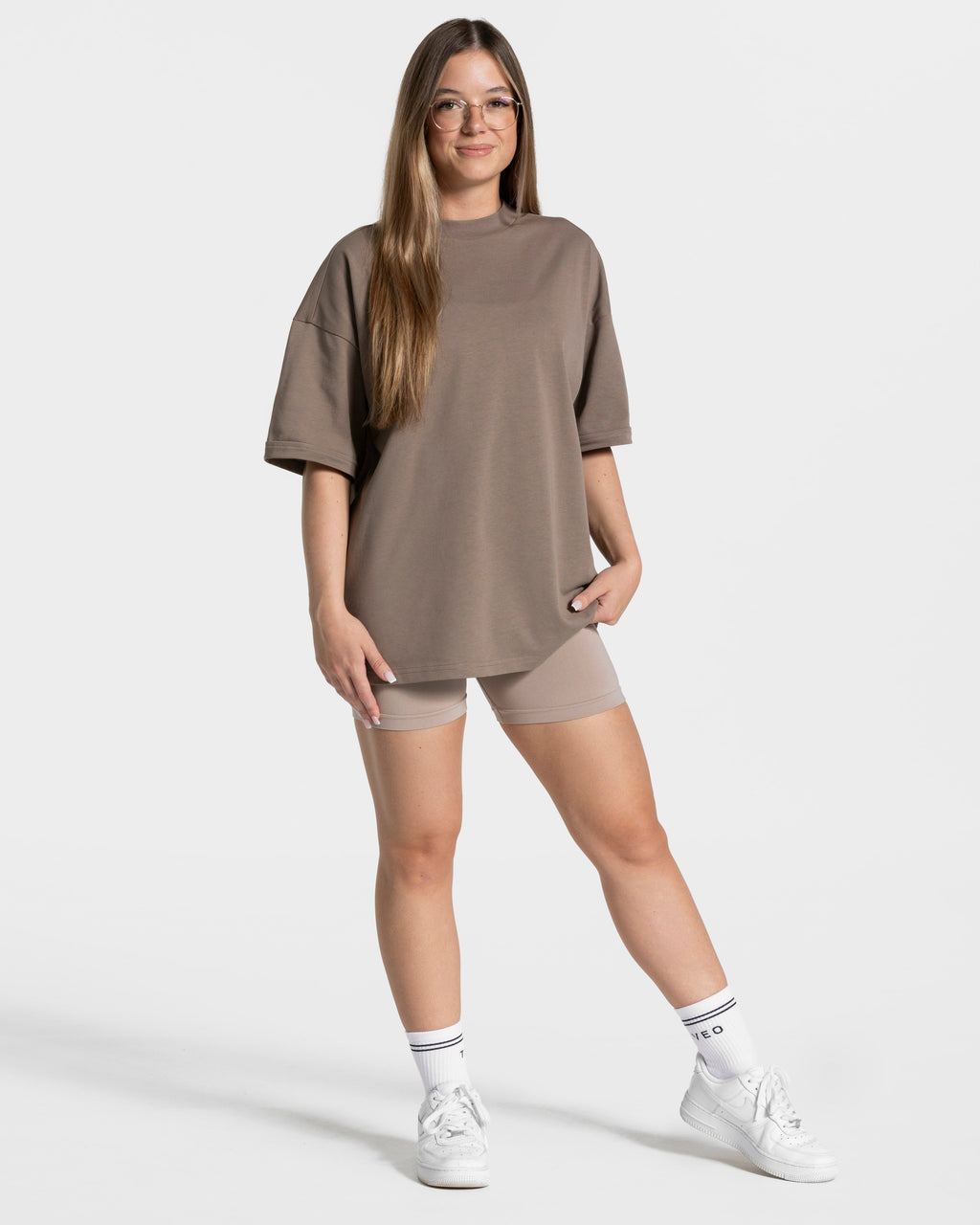 Candy Oversized T-Shirt "Mokka"