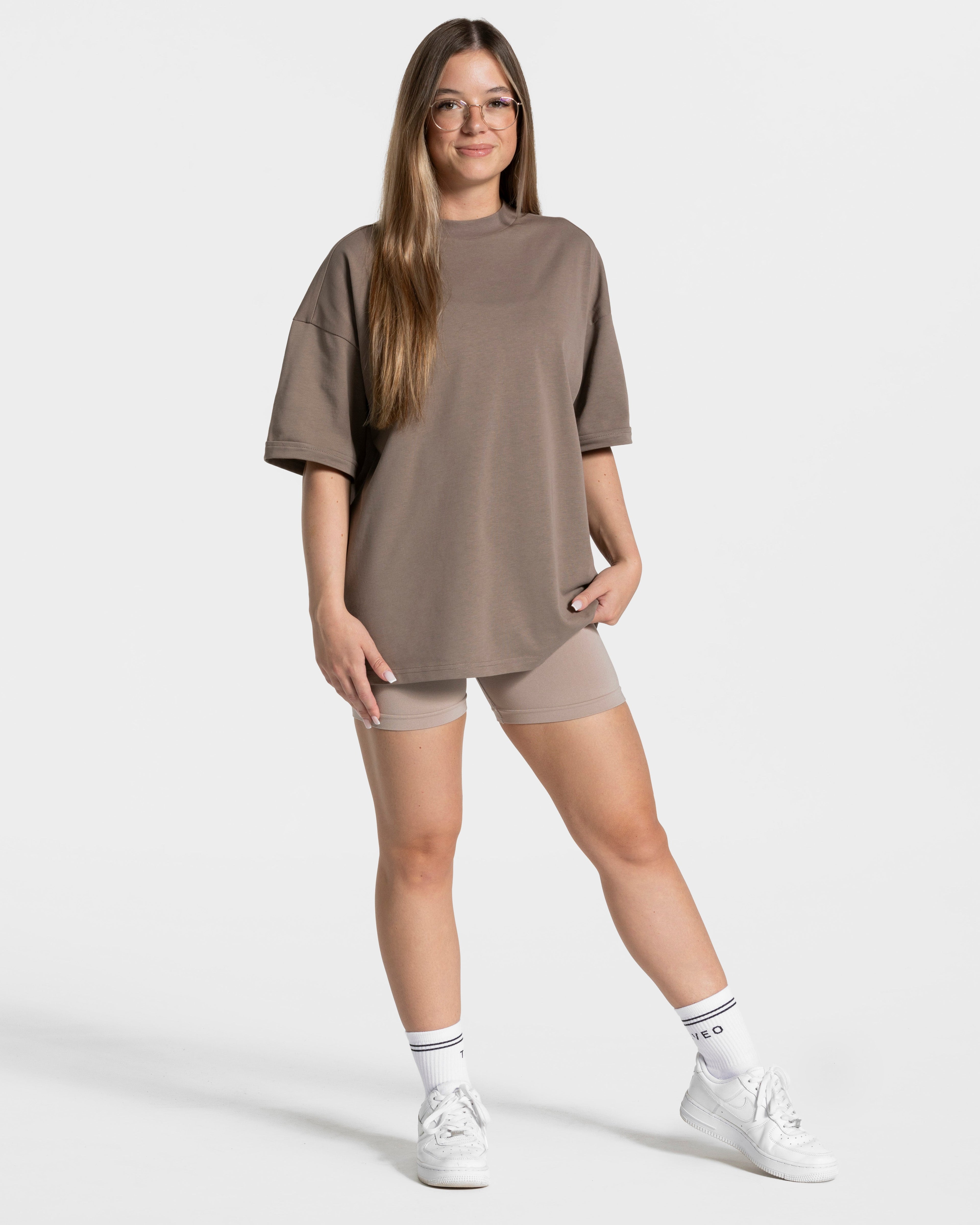 Candy Oversized T-Shirt "Mokka"