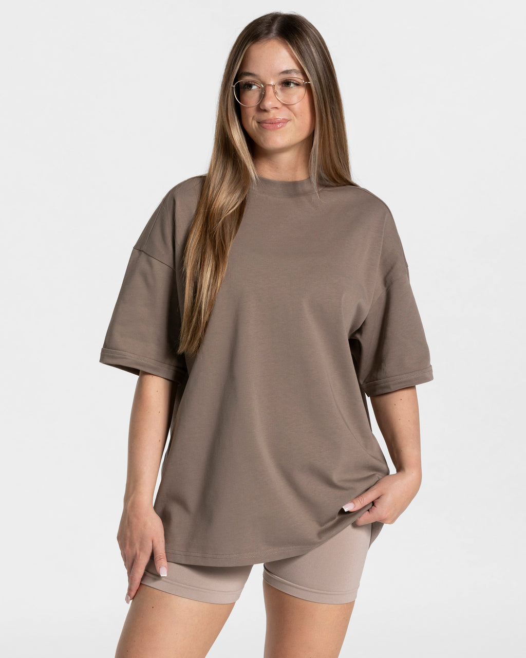 Candy Oversized T-Shirt "Mokka"