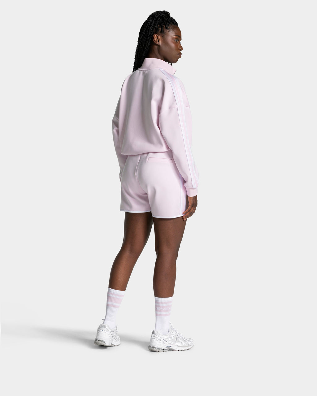 Club Cropped Zip Jacke "Blossom"