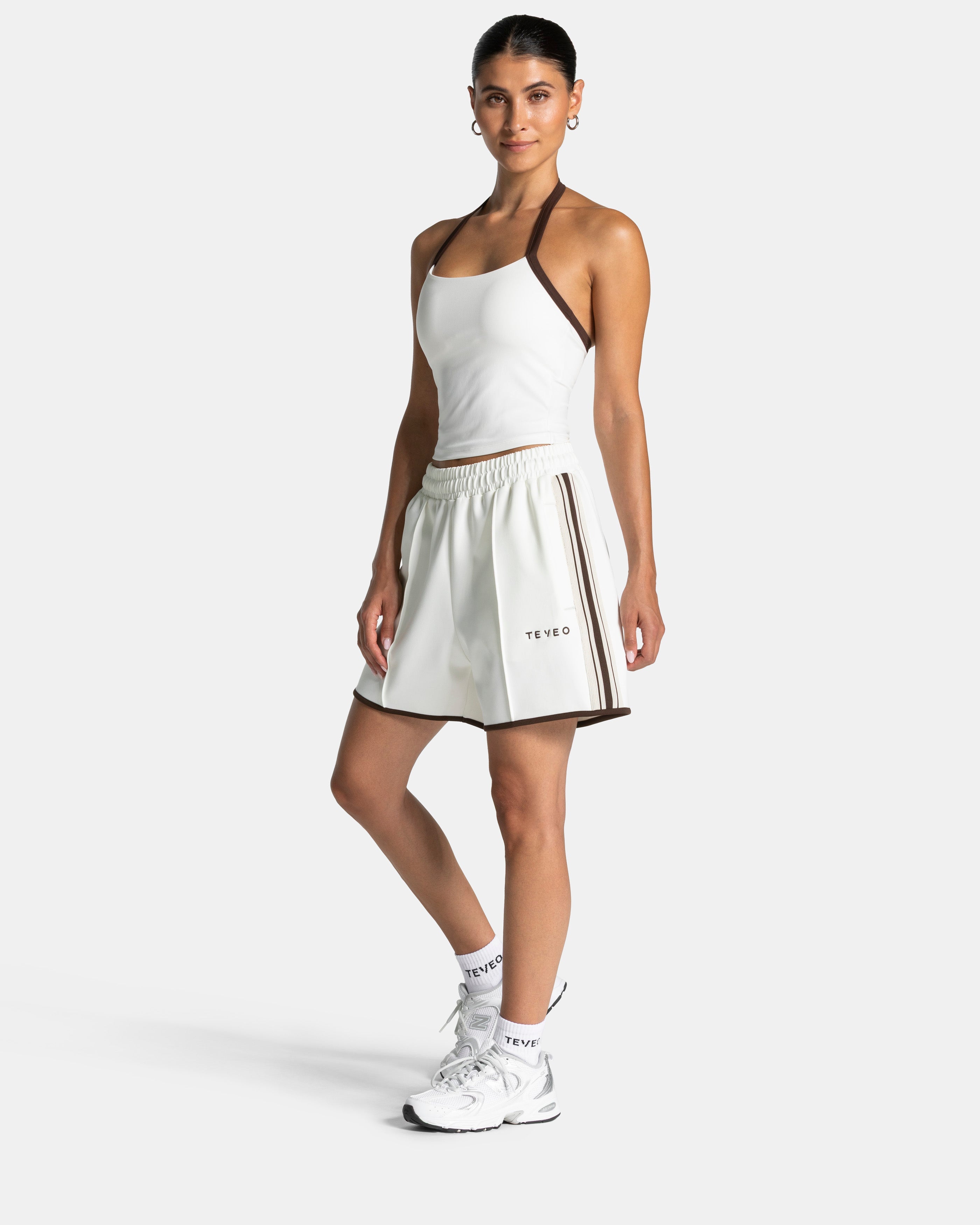 Club Neckholder Top "Off White"