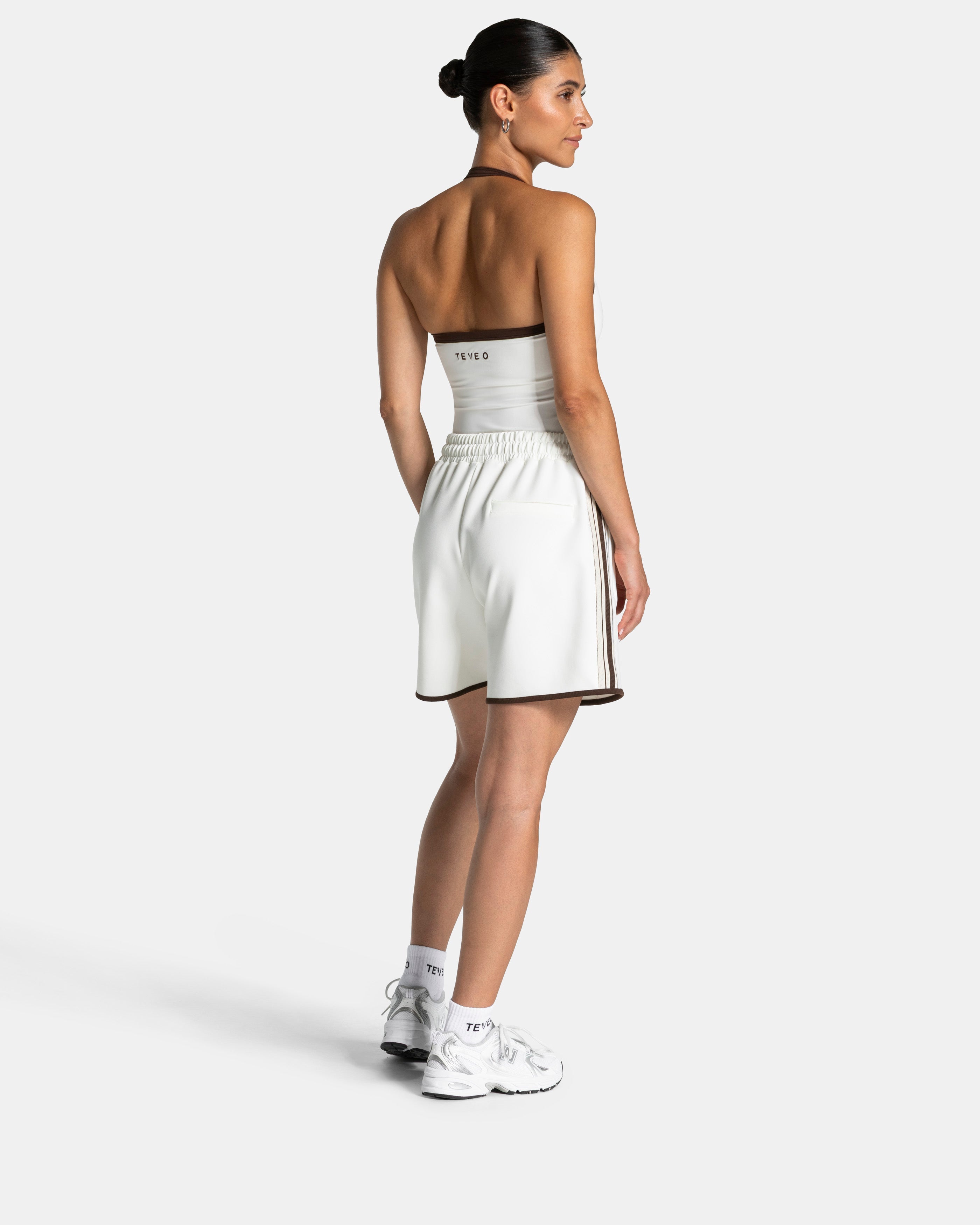 Club Neckholder Top "Off White"