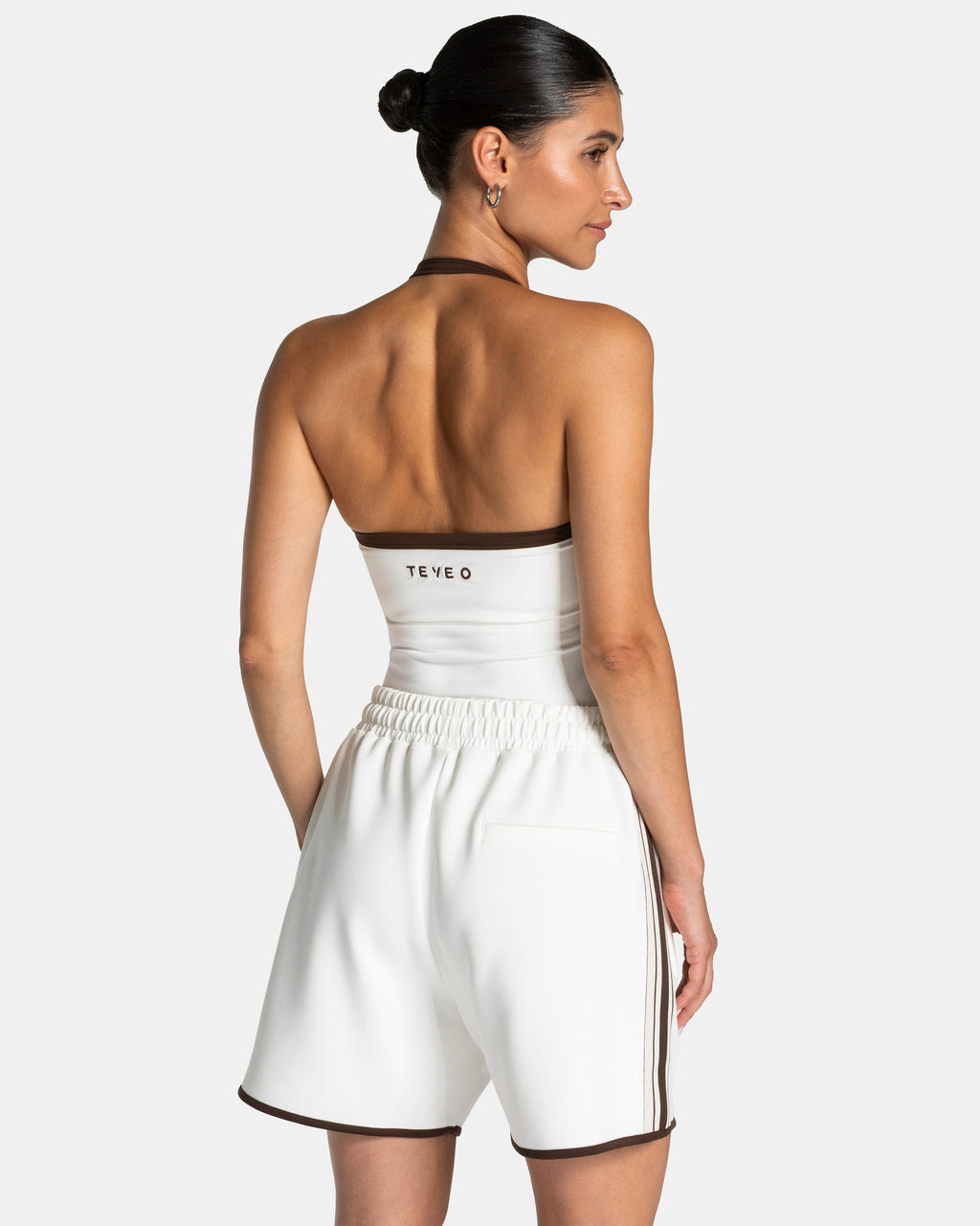 Club Neckholder Top "Off White"