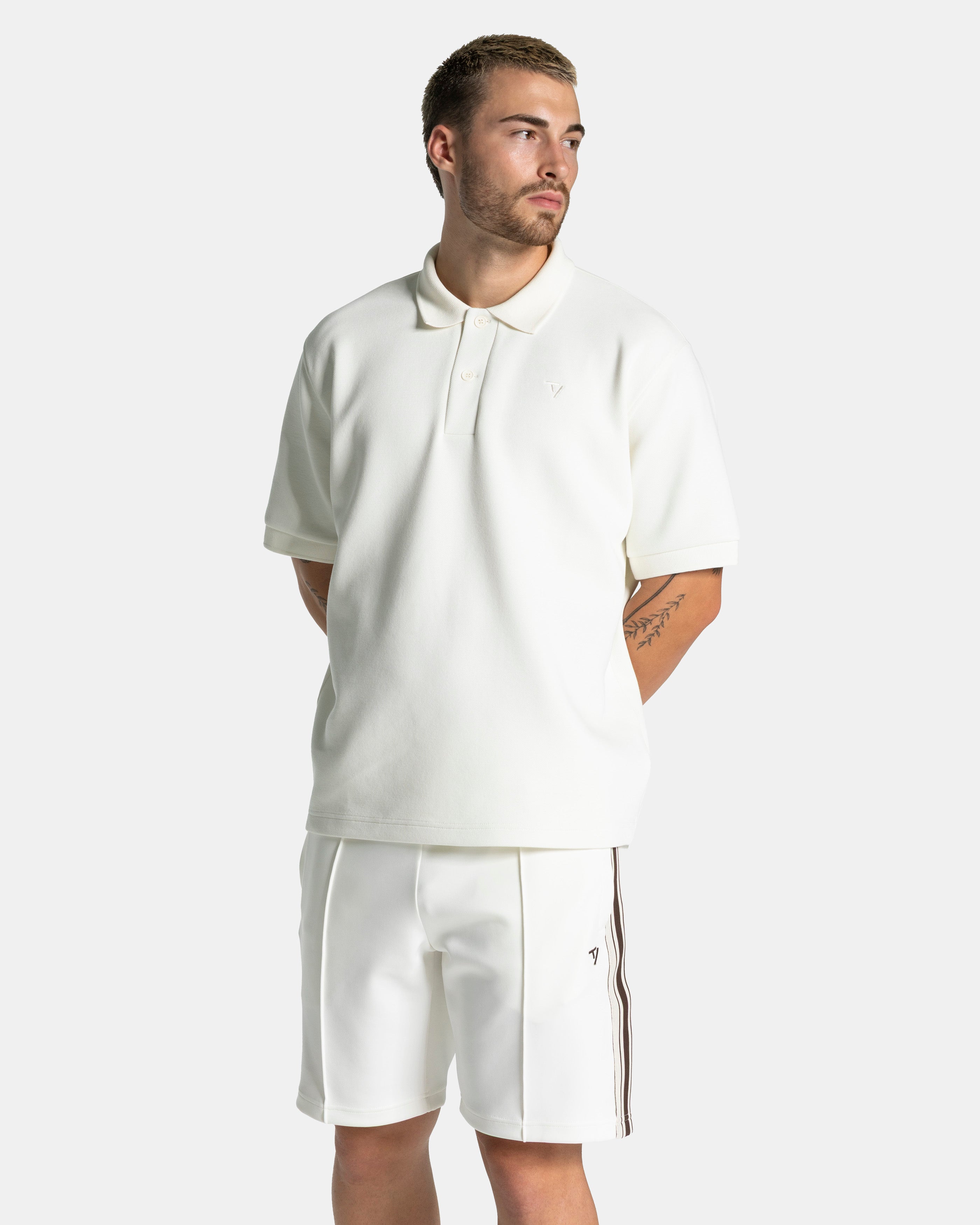 Club Oversized Polo "Off White"