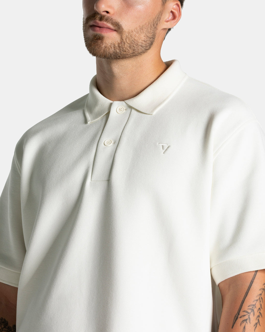 Club Oversized Polo "Off White"