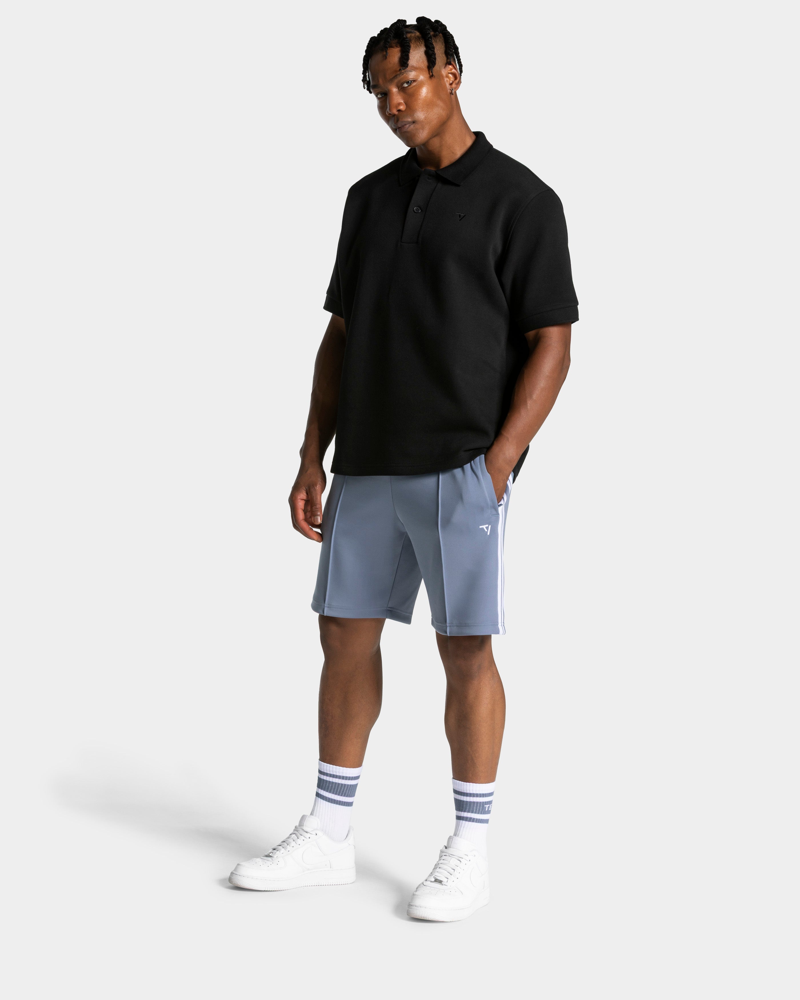 Club Oversized Polo "Schwarz"