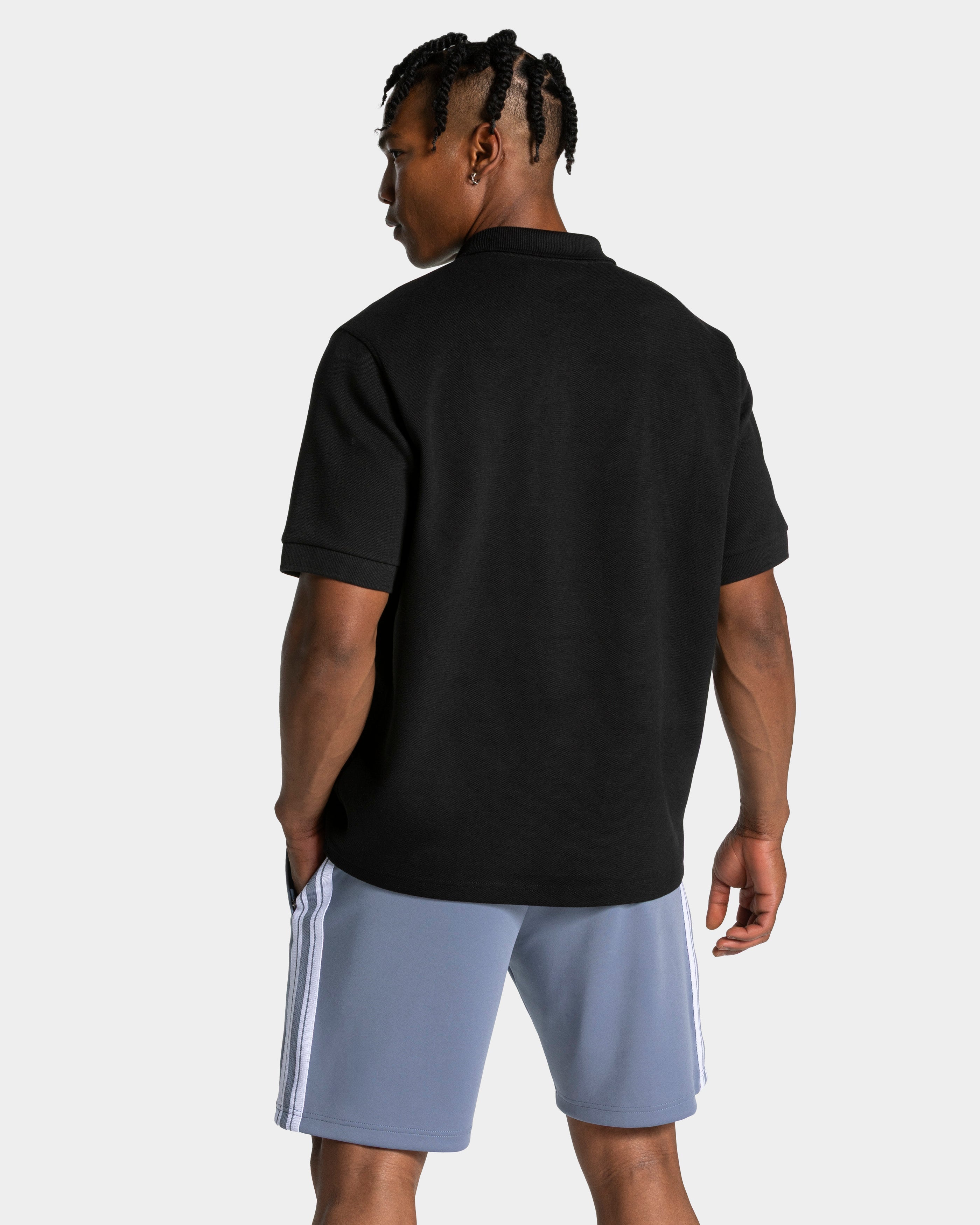 Club Oversized Polo "Schwarz"