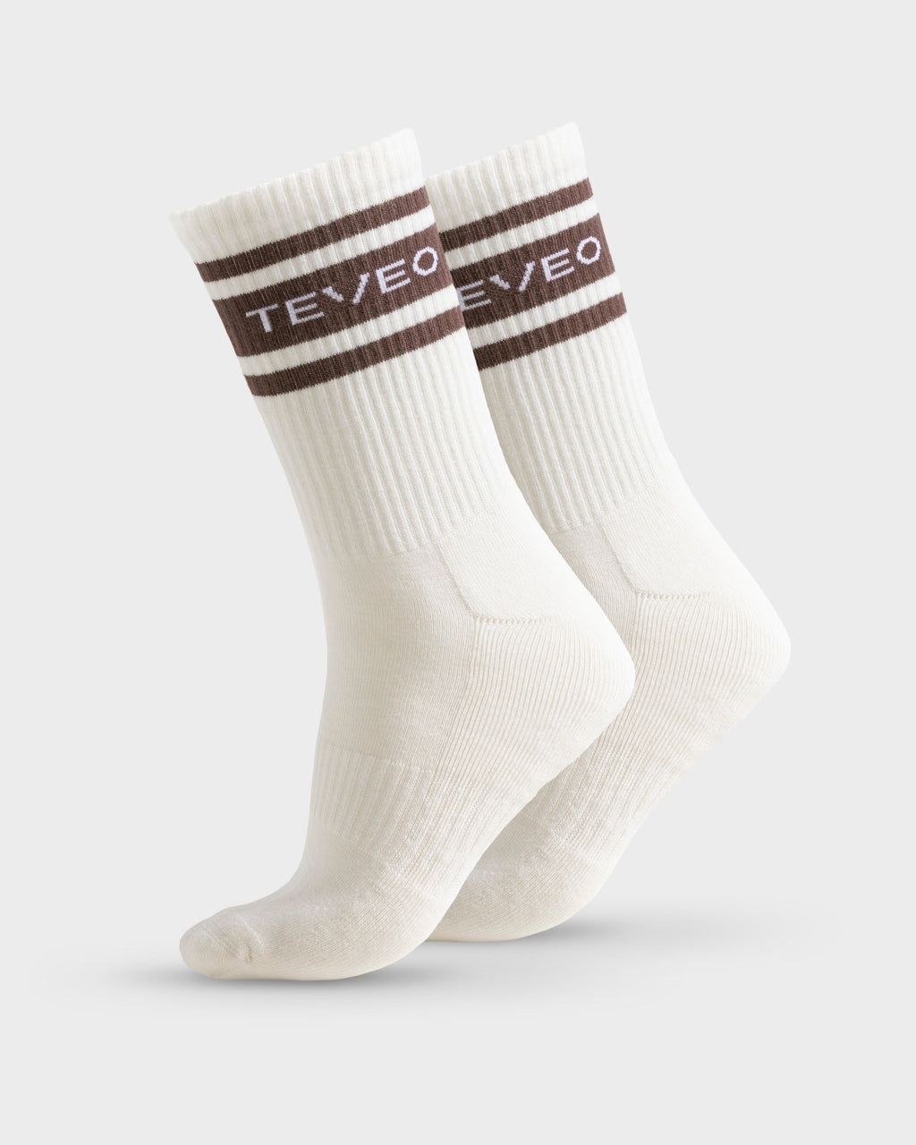 Club Socken (2er-Pack) "Off White - Espresso"
