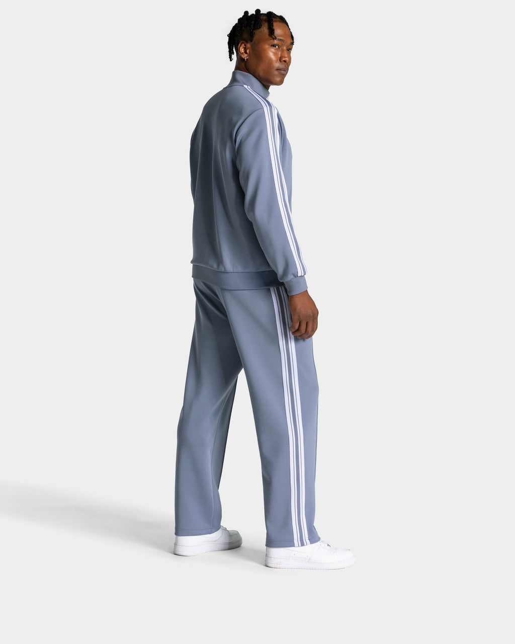 Club Straight Leg Jogger "Stahlblau"