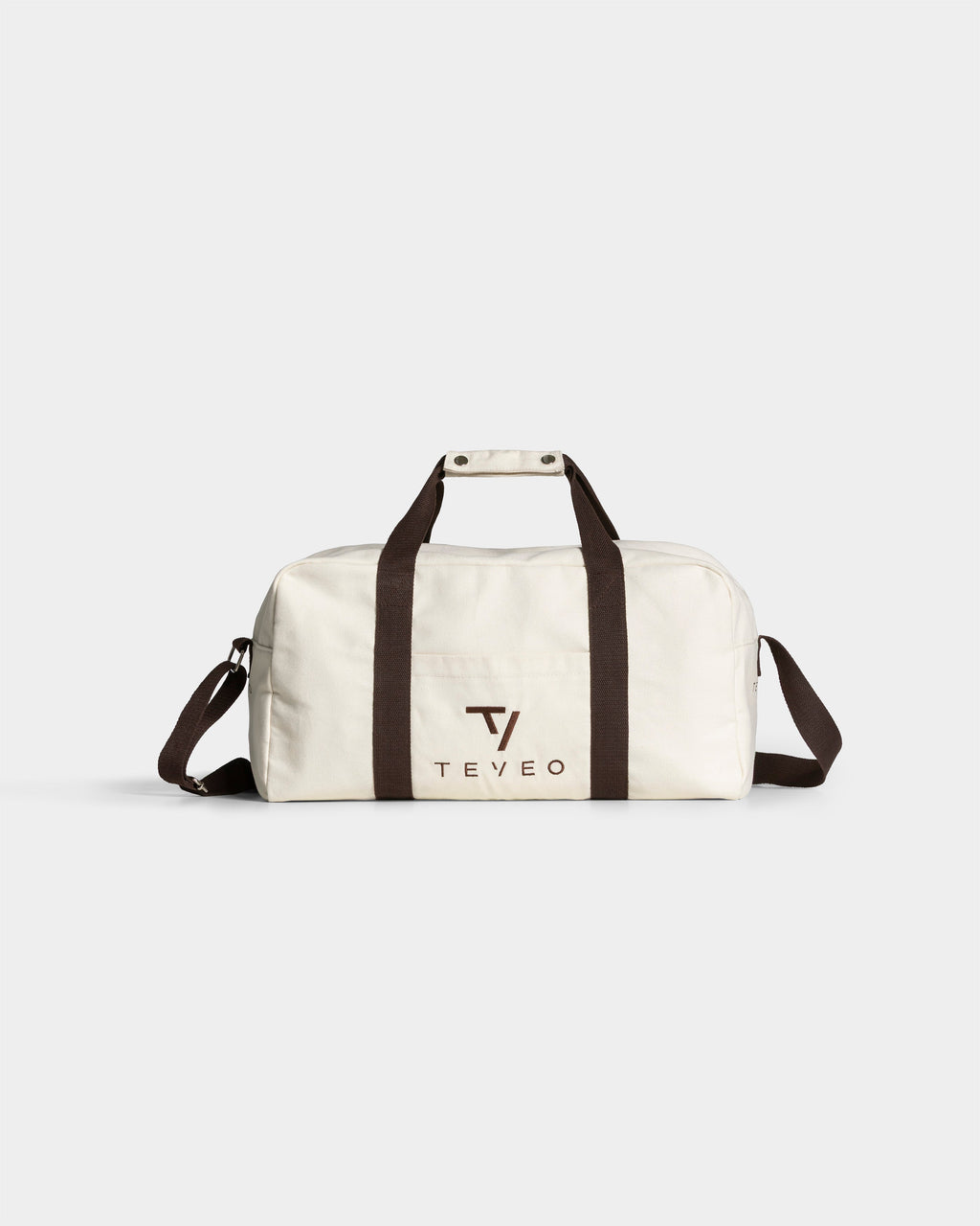 Club Weekender Bag "Off White - Espresso"
