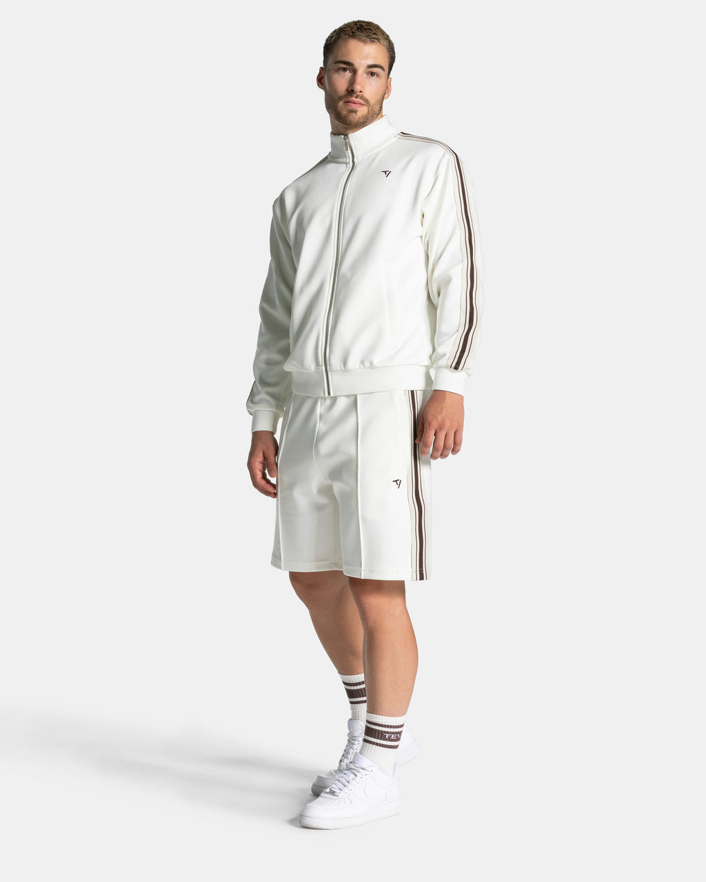 Club Zip Jacke "Off White"