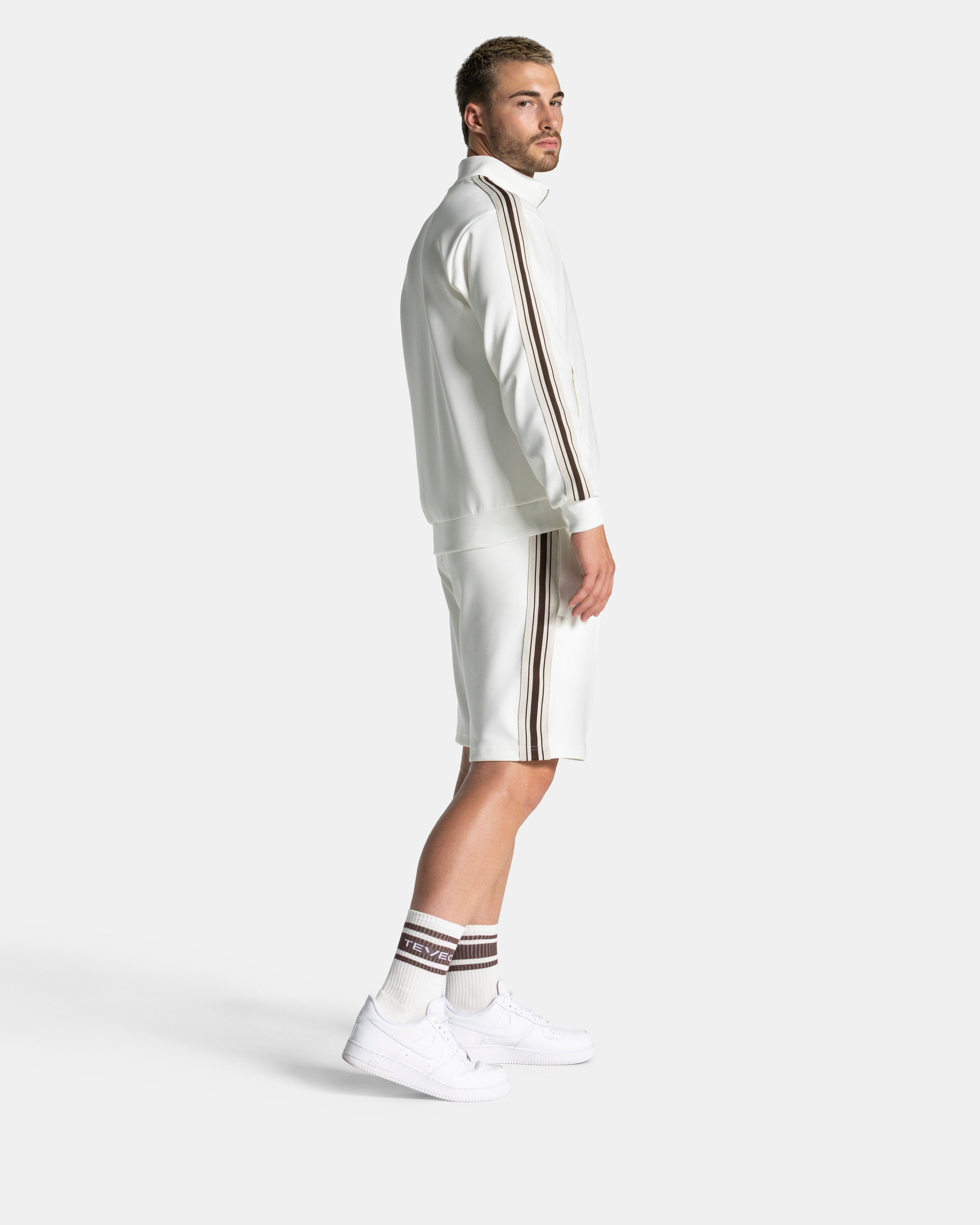 Club Zip Jacke "Off White"