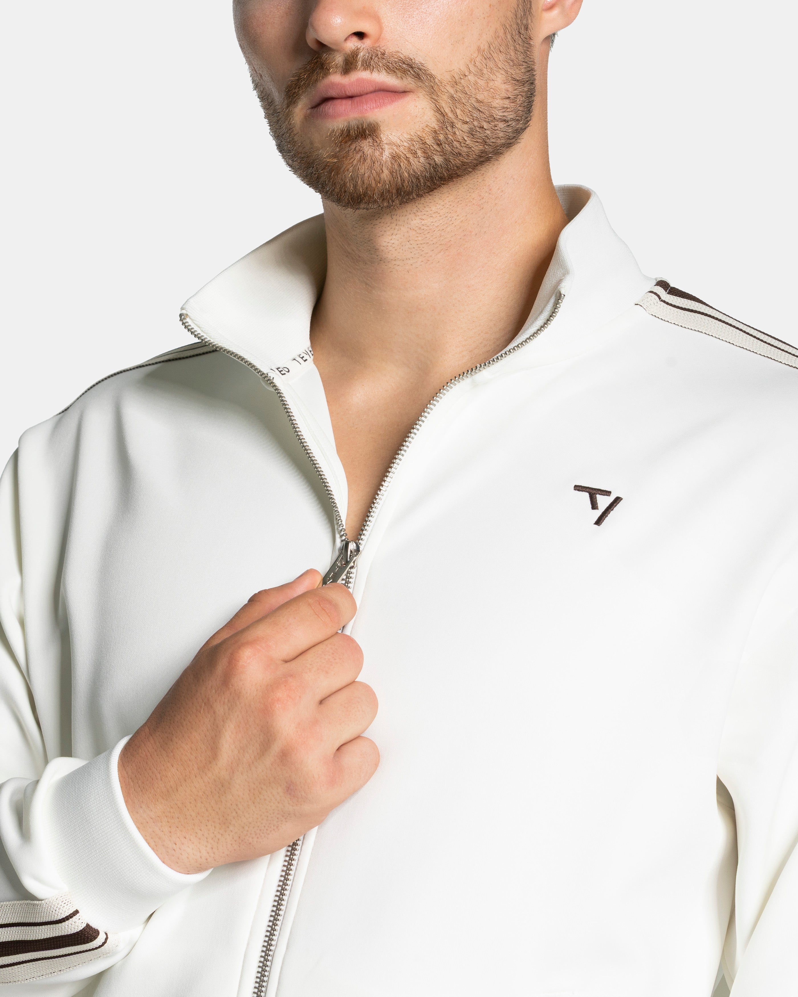 Club Zip Jacke "Off White"