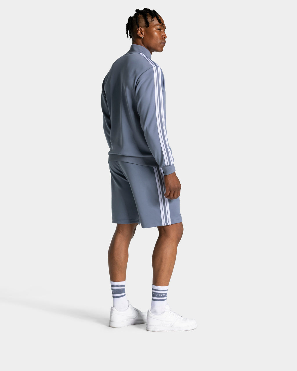 Club Zip Jacke "Stahlblau"