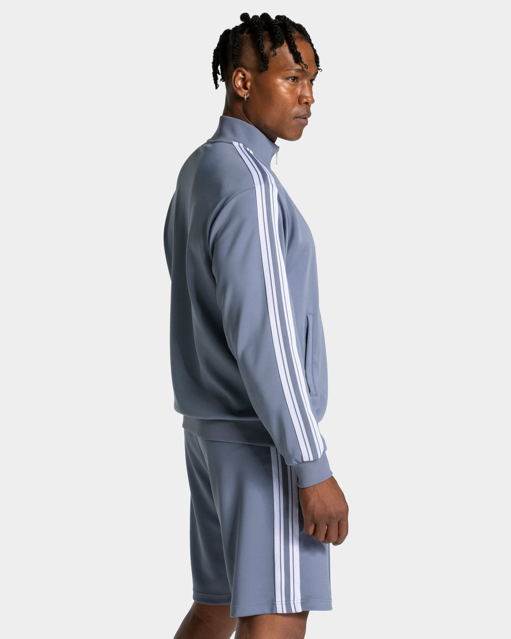 Club Zip Jacke "Stahlblau"