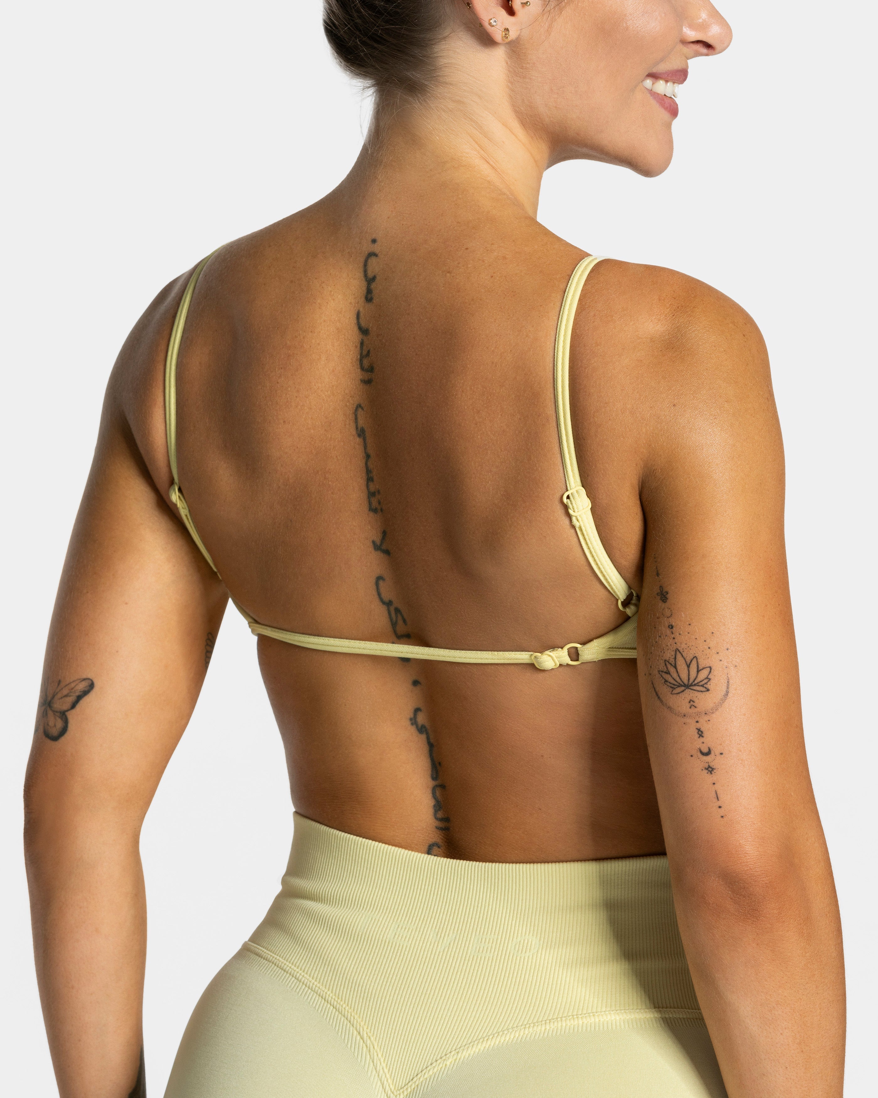 Femme Backless Bh "Gelb"