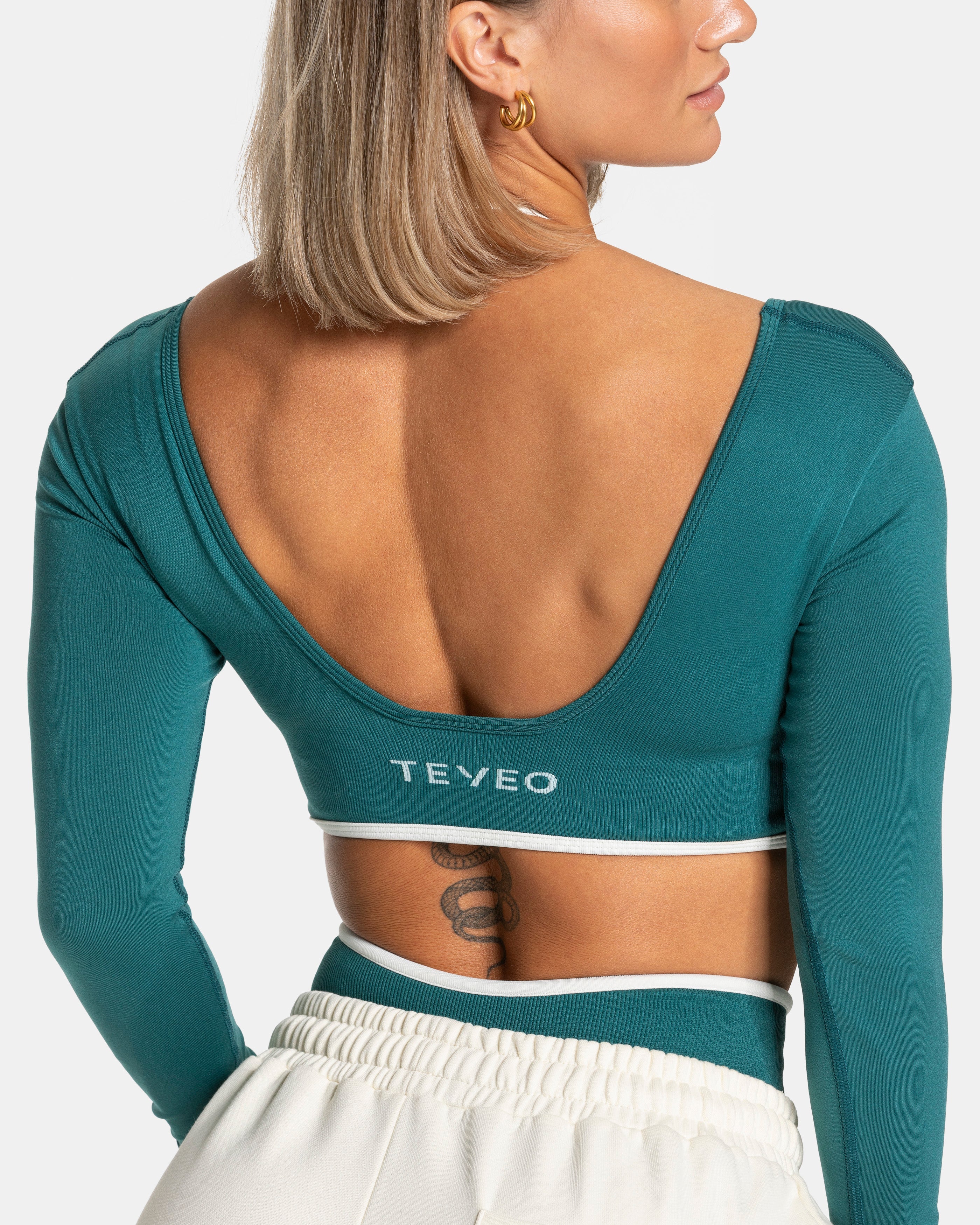 Contrastline Longsleeve  "Petrol"