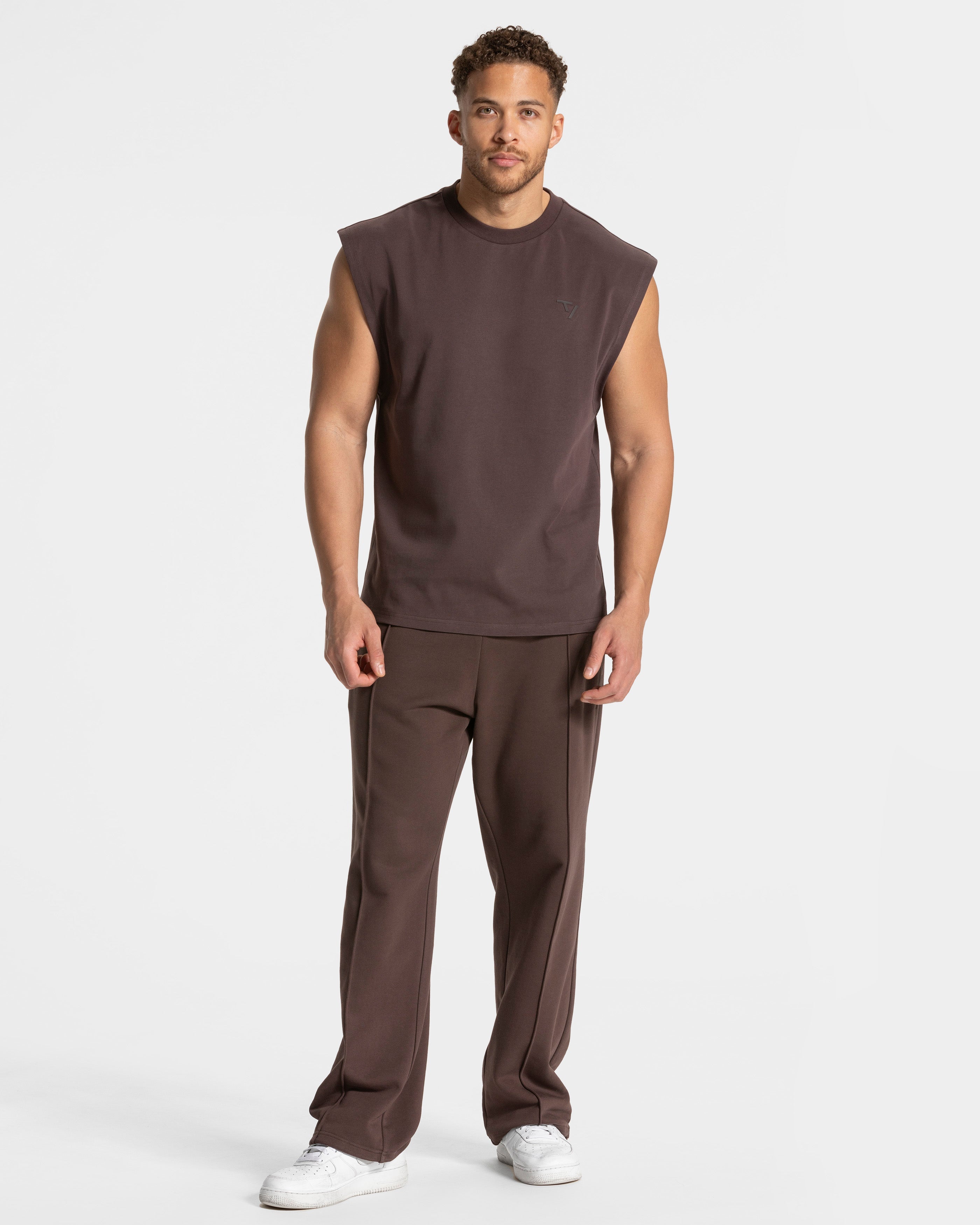 Contrastline Oversized Tank "Espresso"