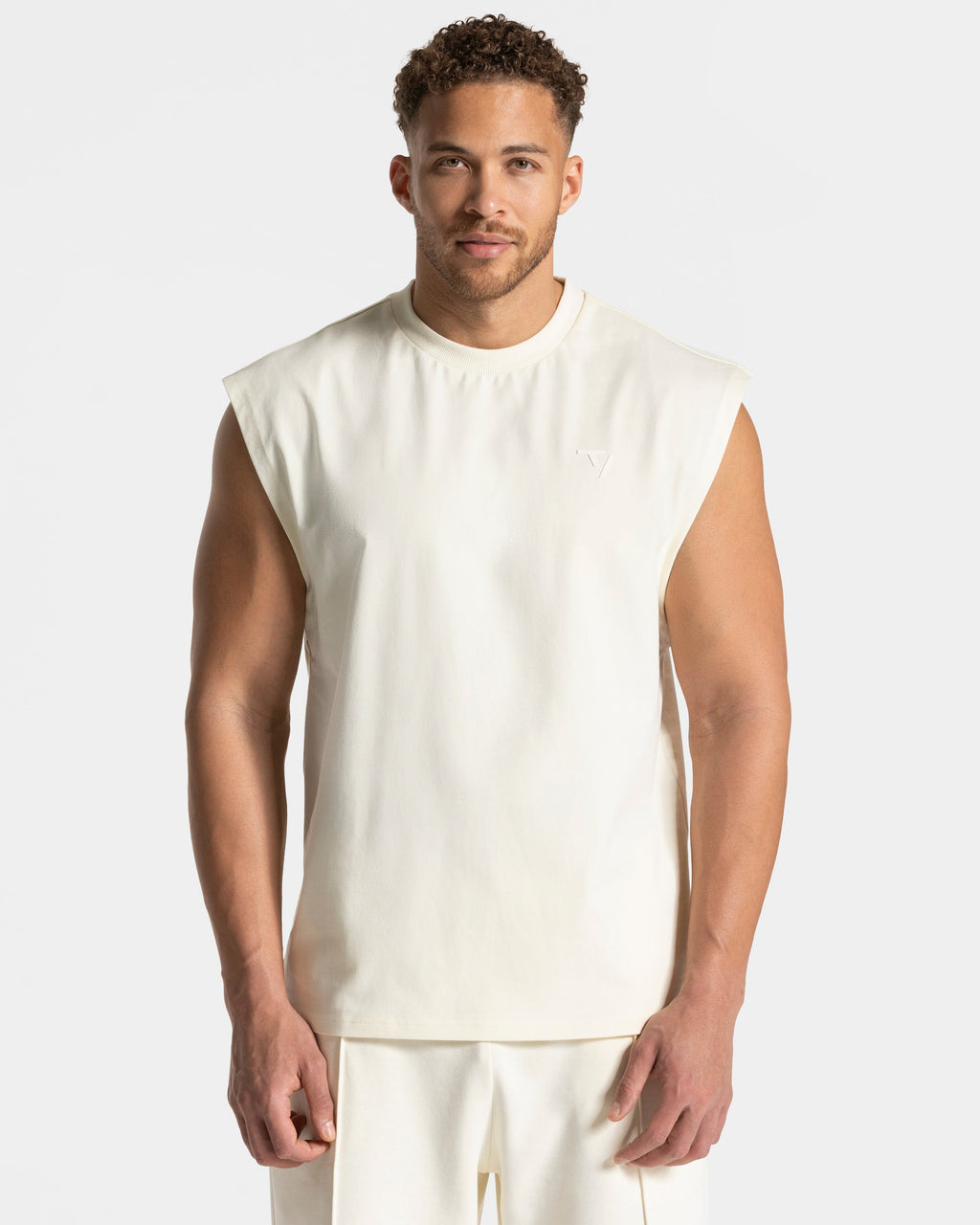 Contrastline Oversized Tank "Off White"