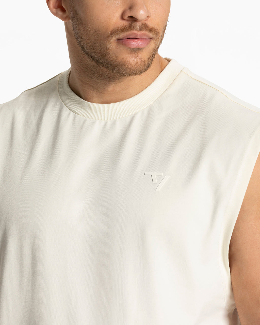 Contrastline Oversized Tank "Off White"