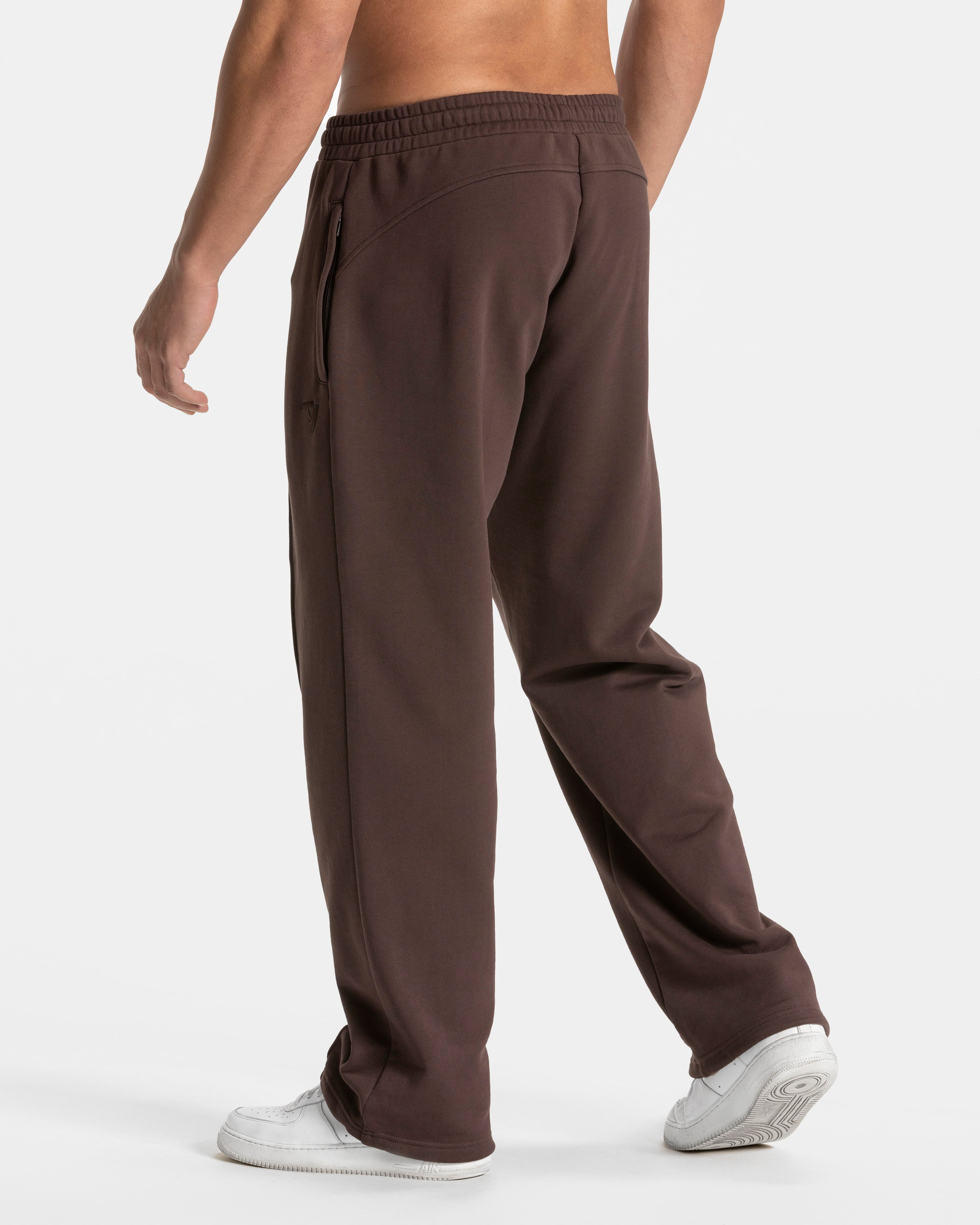 Contrastline Straight Leg Jogger "Espresso"