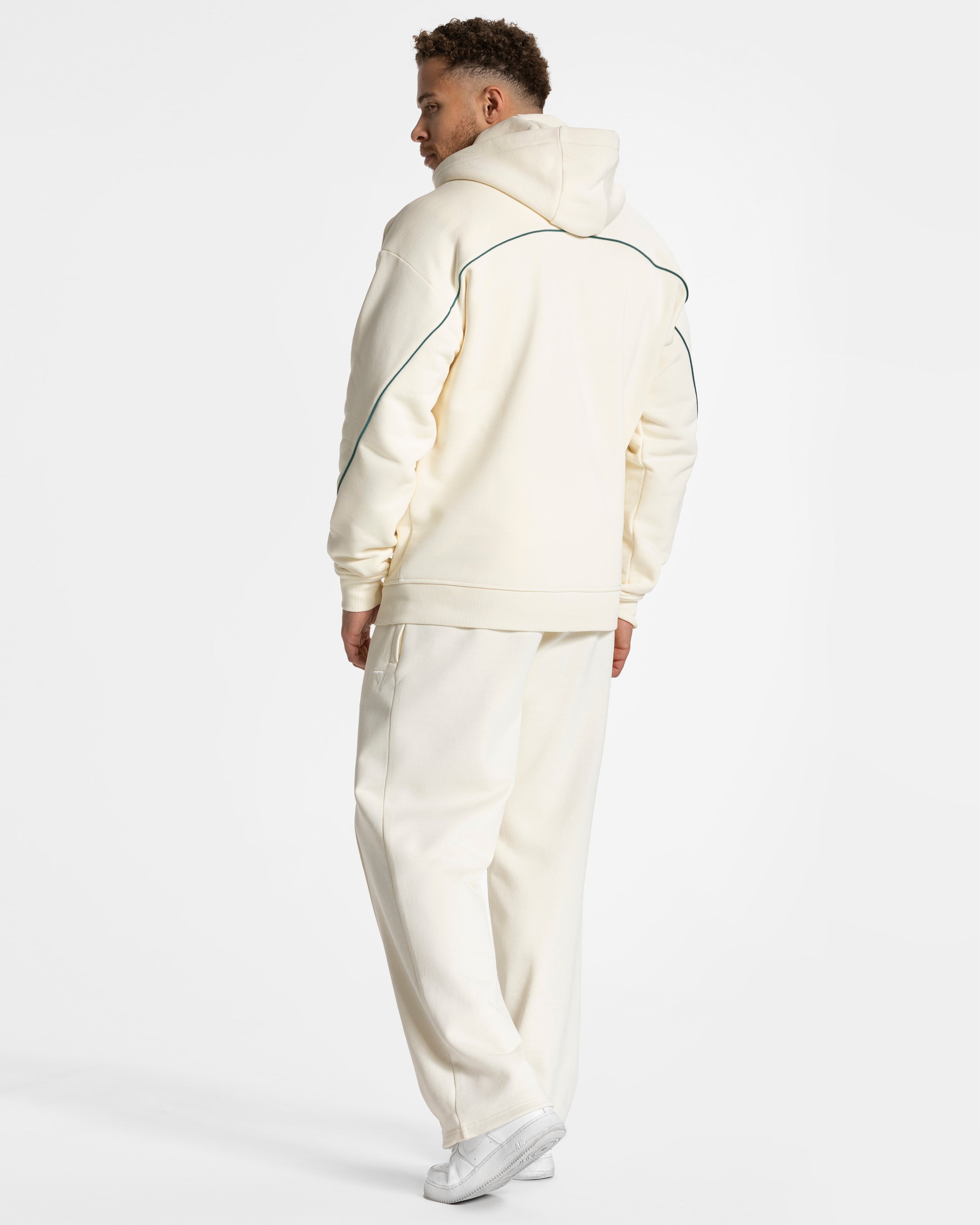 Contrastline Straight Leg Jogger "Off White"