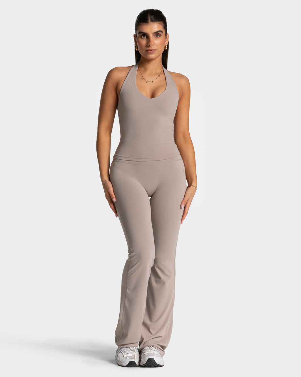 Luxmotion Neckholder Top "Stone"