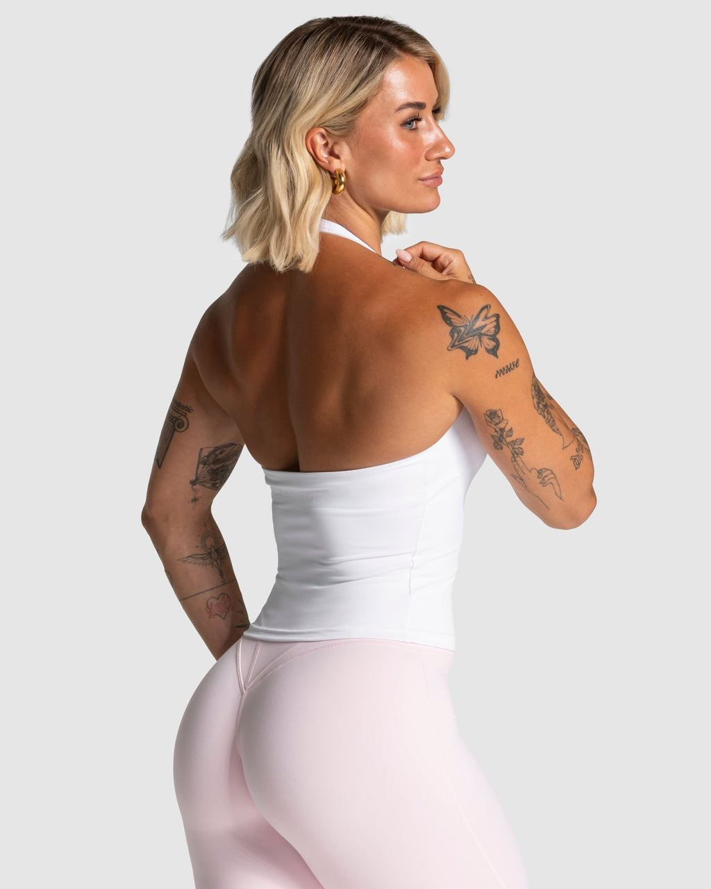 Luxmotion Neckholder Top "Weiß"