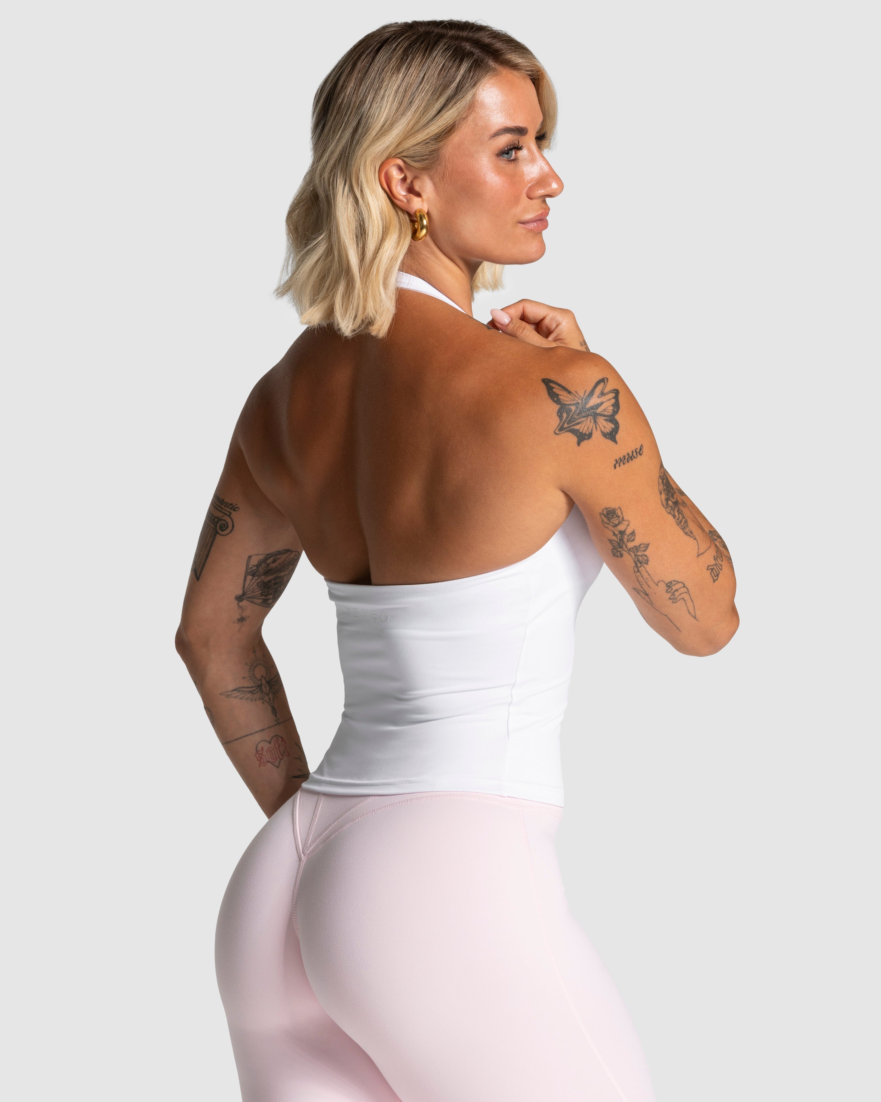 Luxmotion Neckholder Top "Weiß"