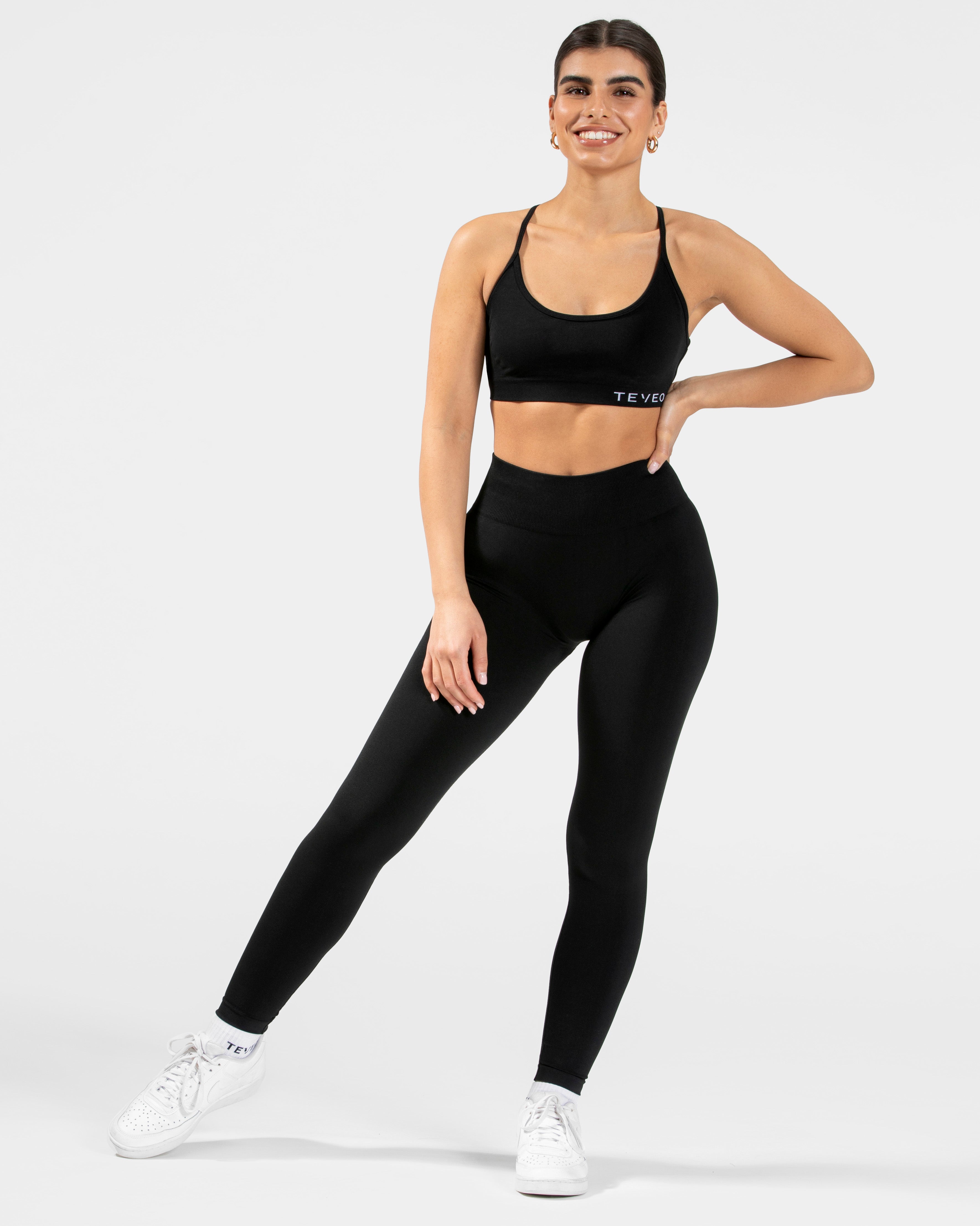 Pure Covert Scrunch Leggings "Schwarz"