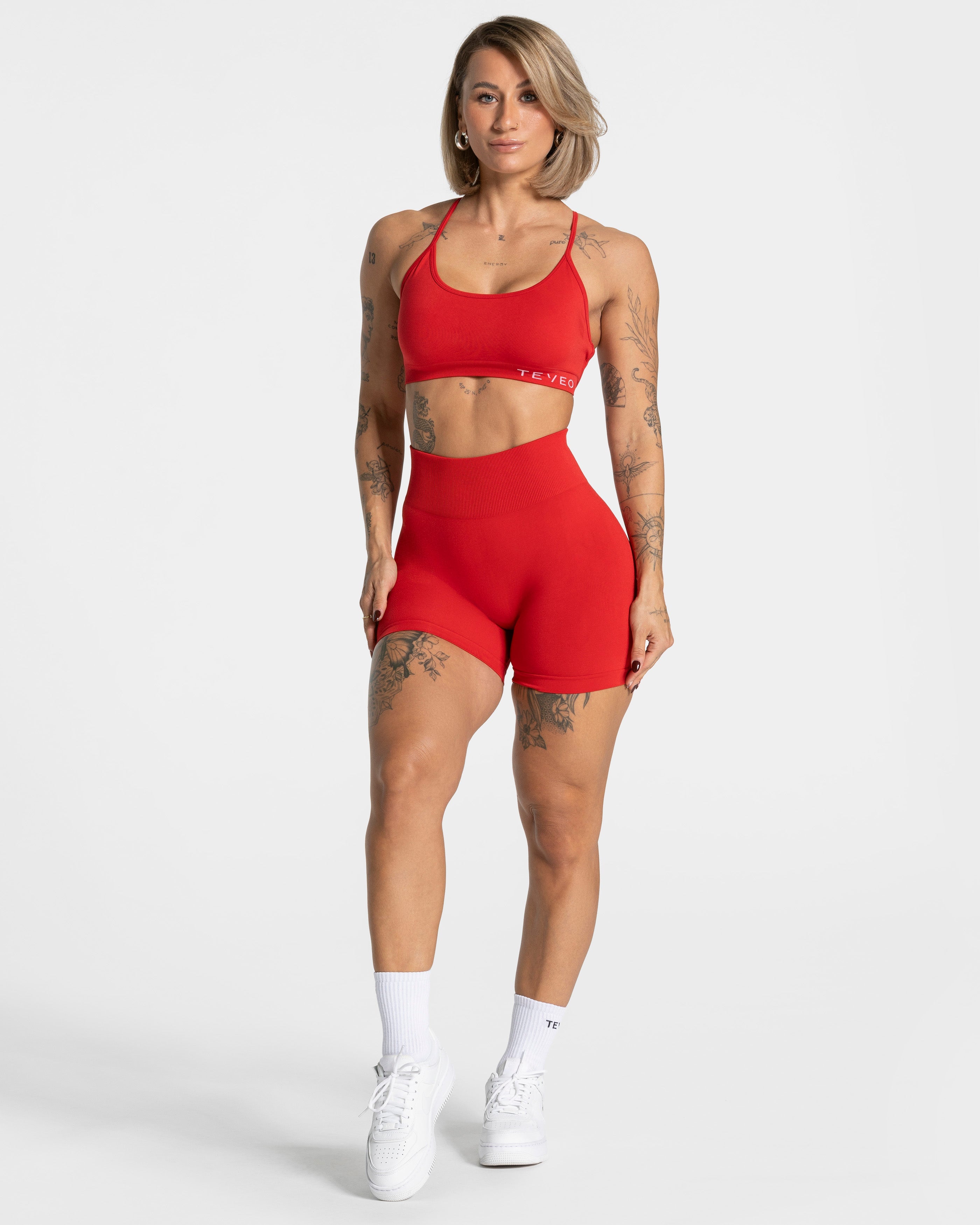 Pure Covert Scrunch Shorts  "Rot"