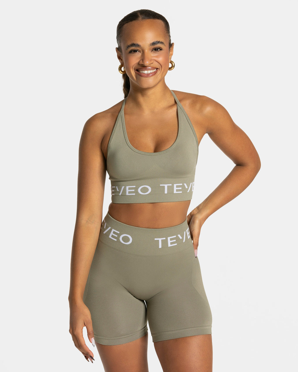 Signature Neckholder Bh "Khaki"