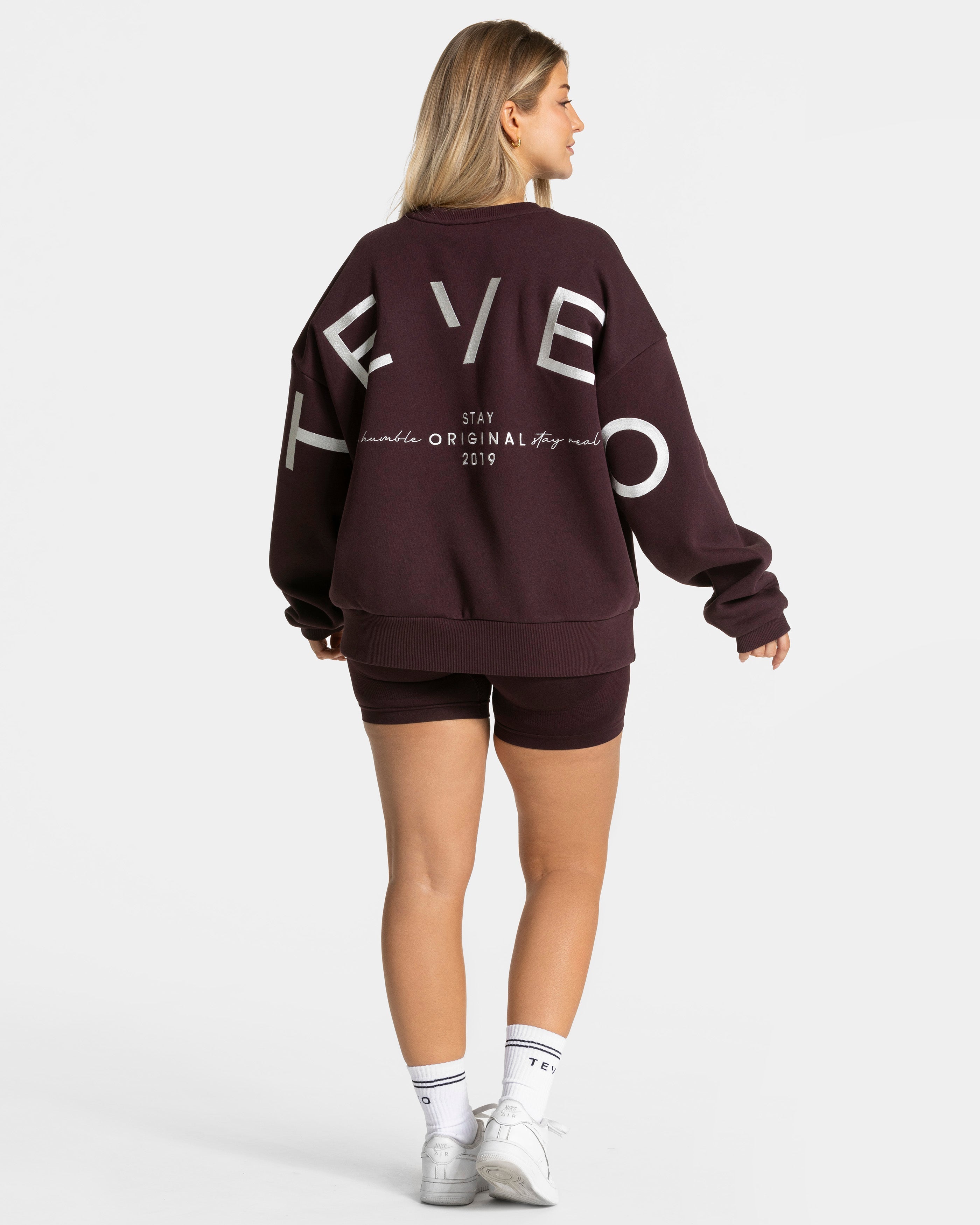 Signature Oversized Sweater "Merlot"