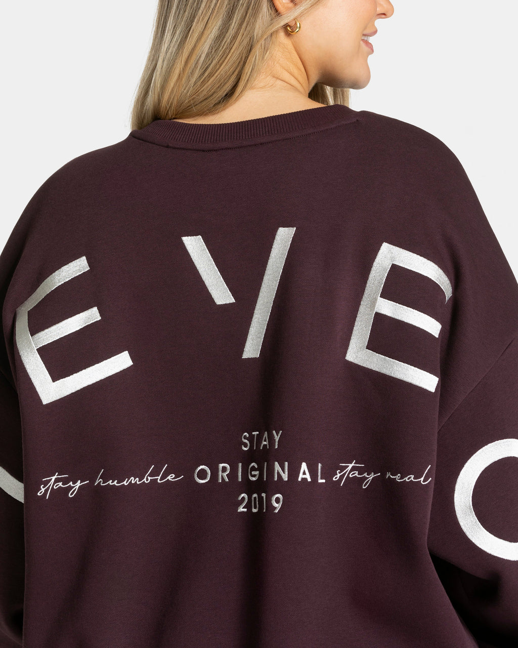 Signature Oversized Sweater "Merlot"