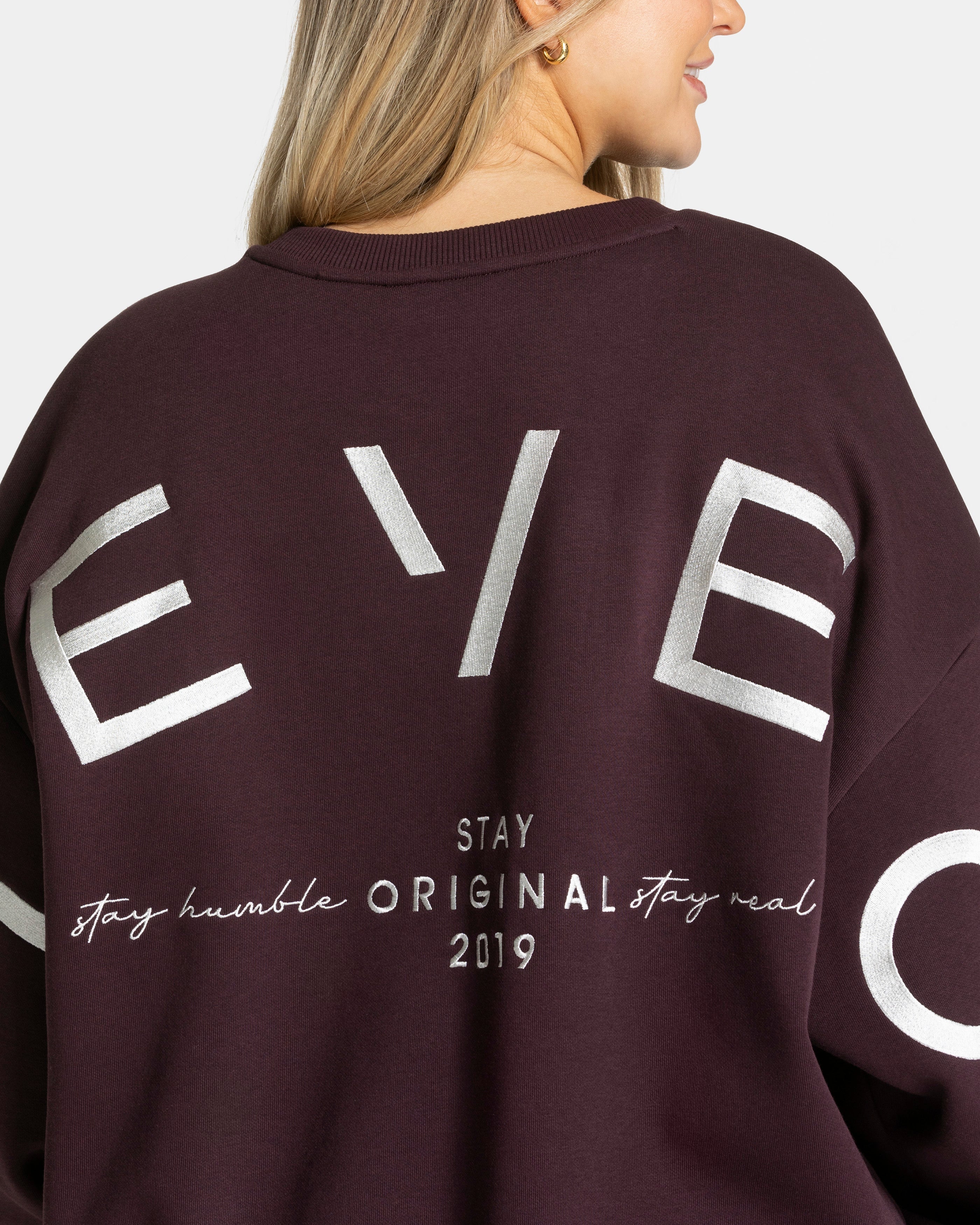 Signature Oversized Sweater "Merlot"