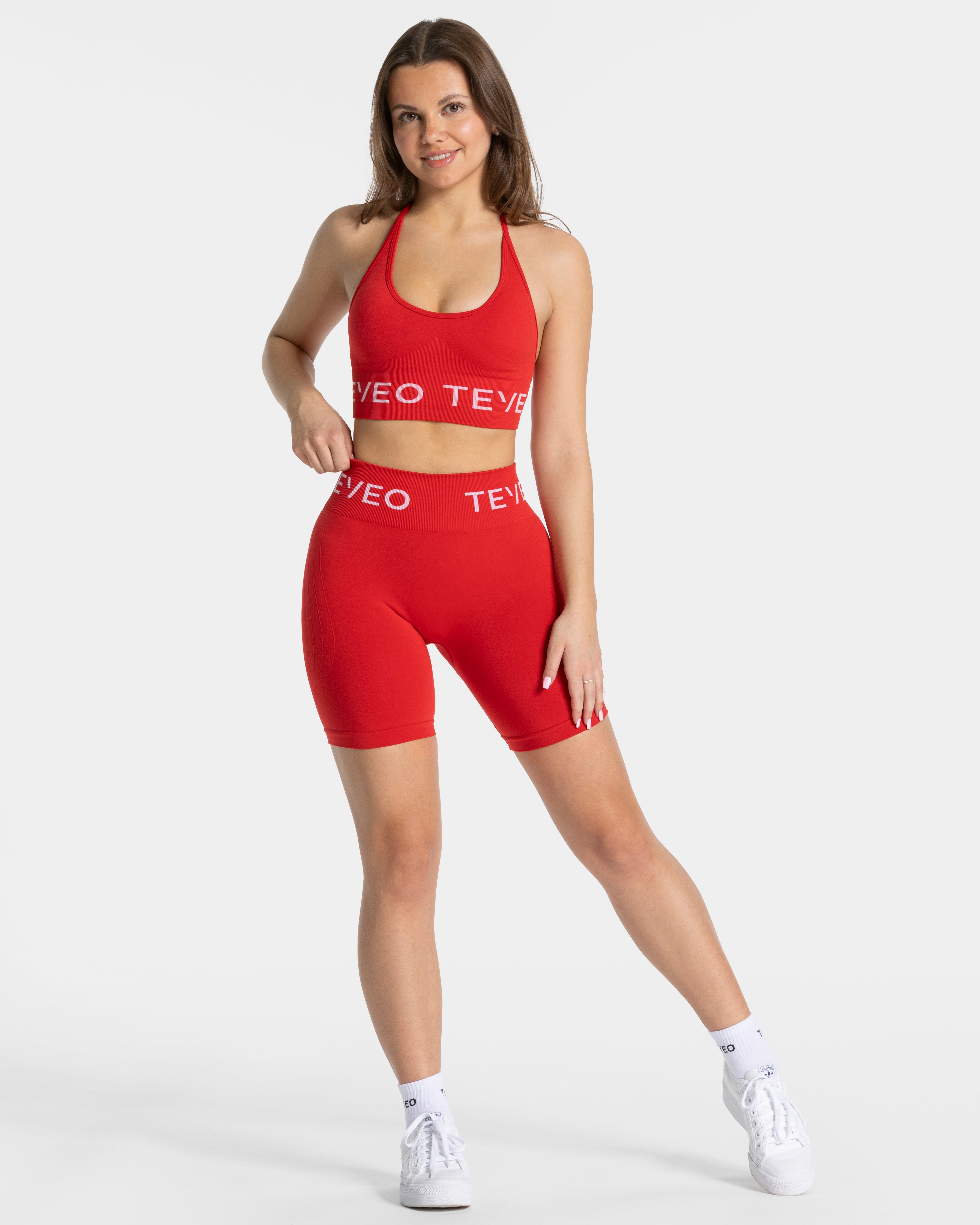 Signature Scrunch Shorts "Rot"