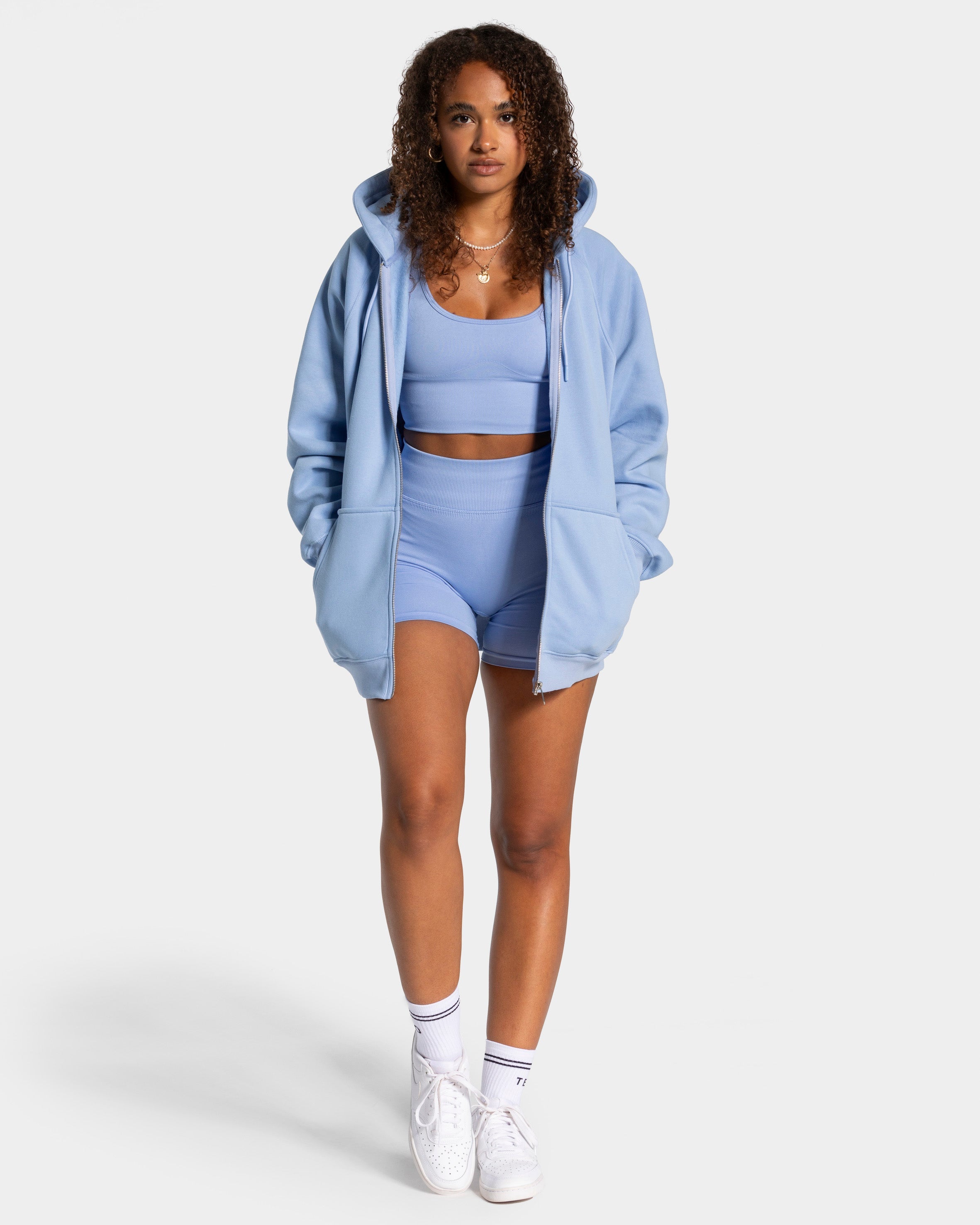 Statement Oversized Jacke "Blau"