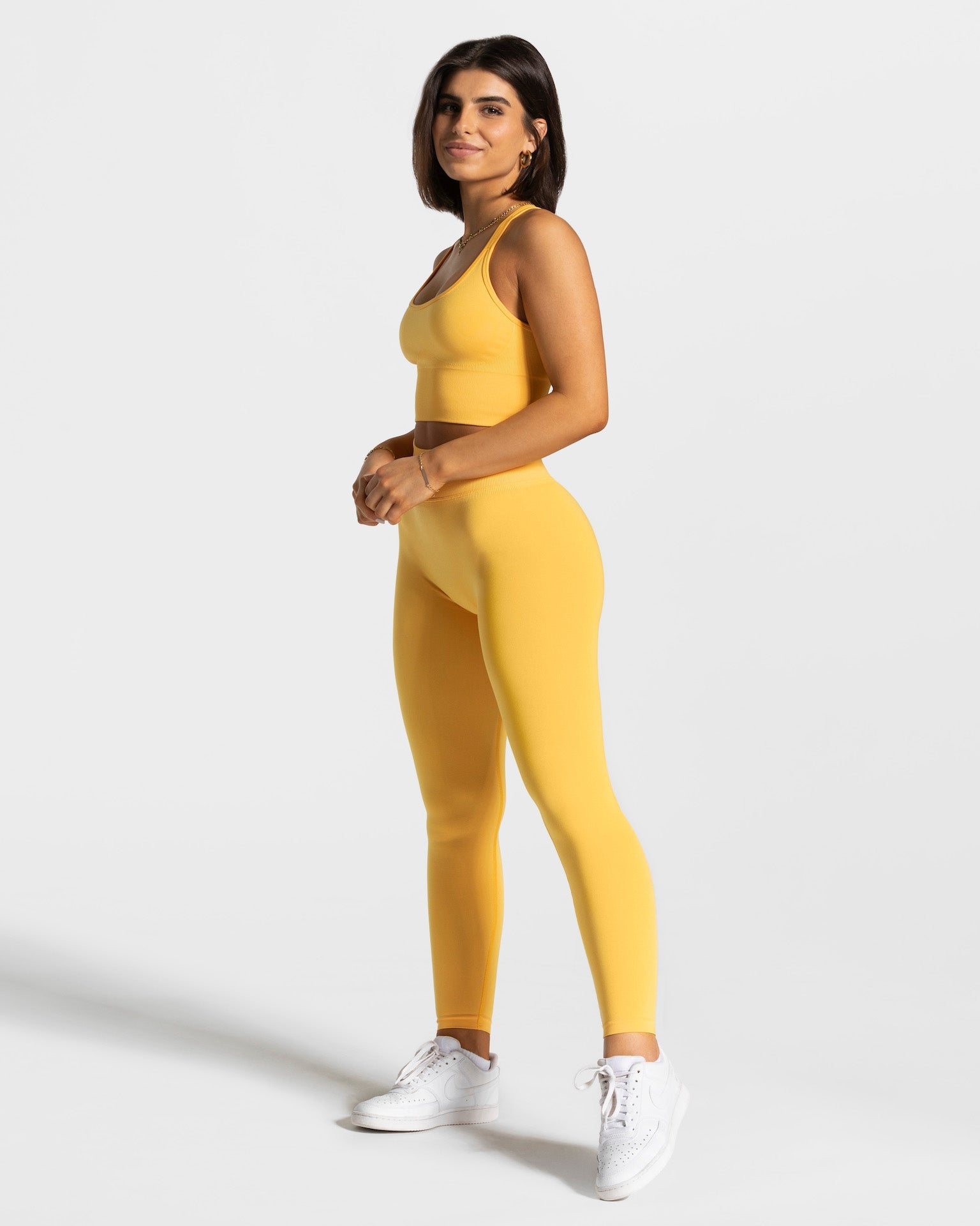 Statement Scrunch Leggings "Gelb"