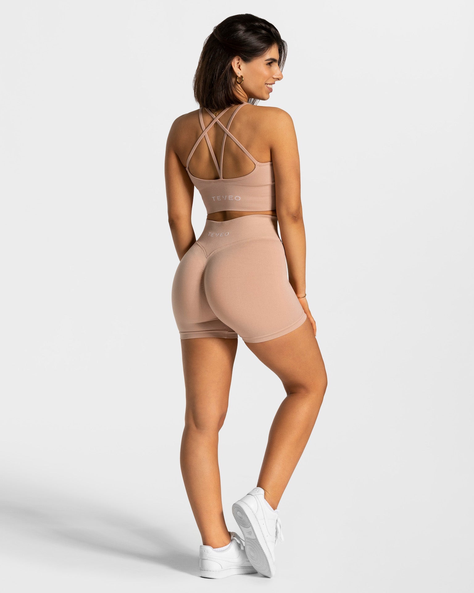 Statement Scrunch Shorts "Altrosa"