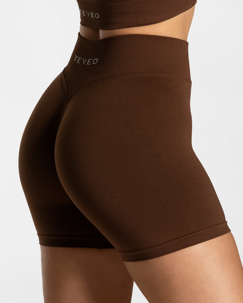 Statement Scrunch Shorts "Kaffee"