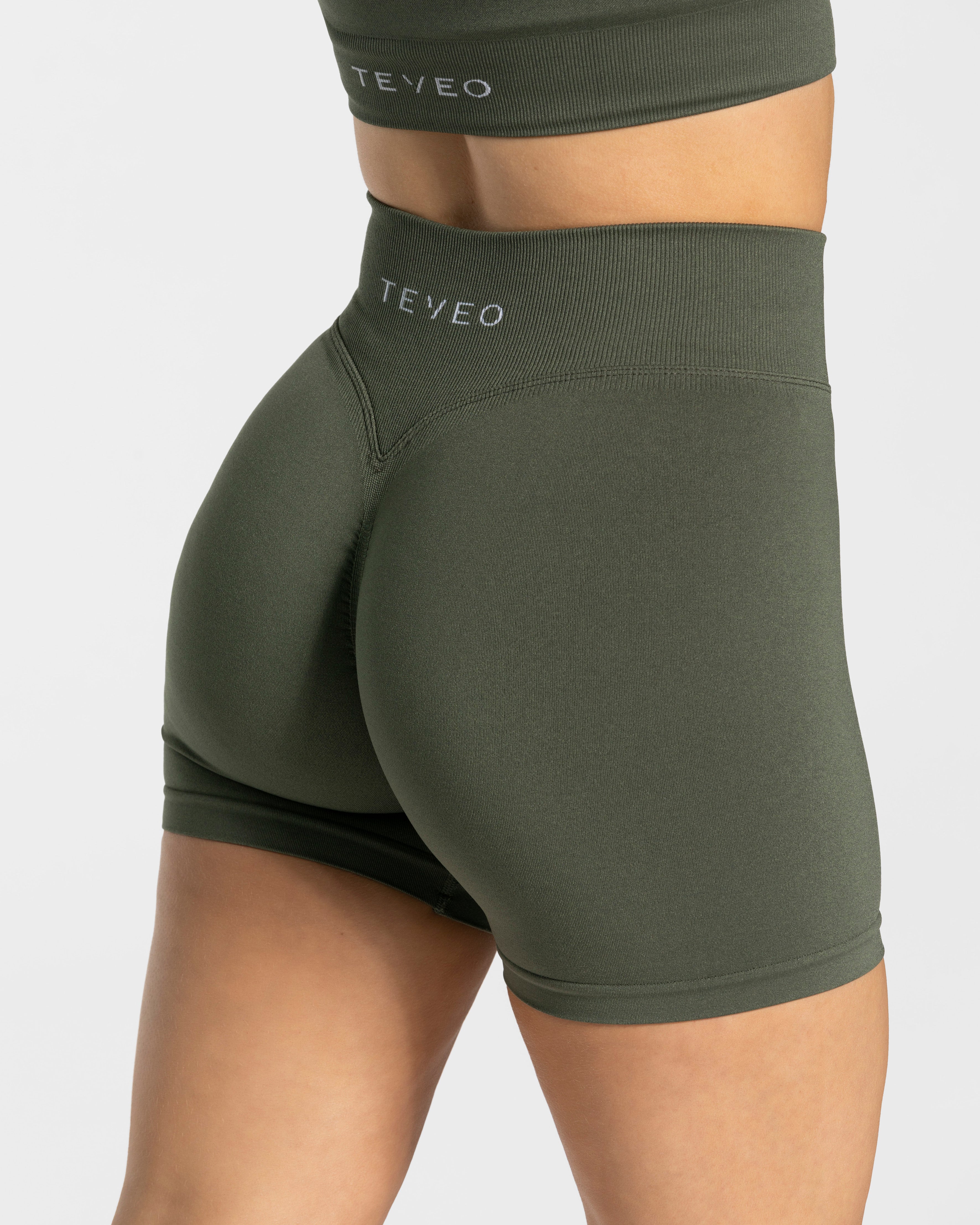 Statement Scrunch Shorts "Khaki"