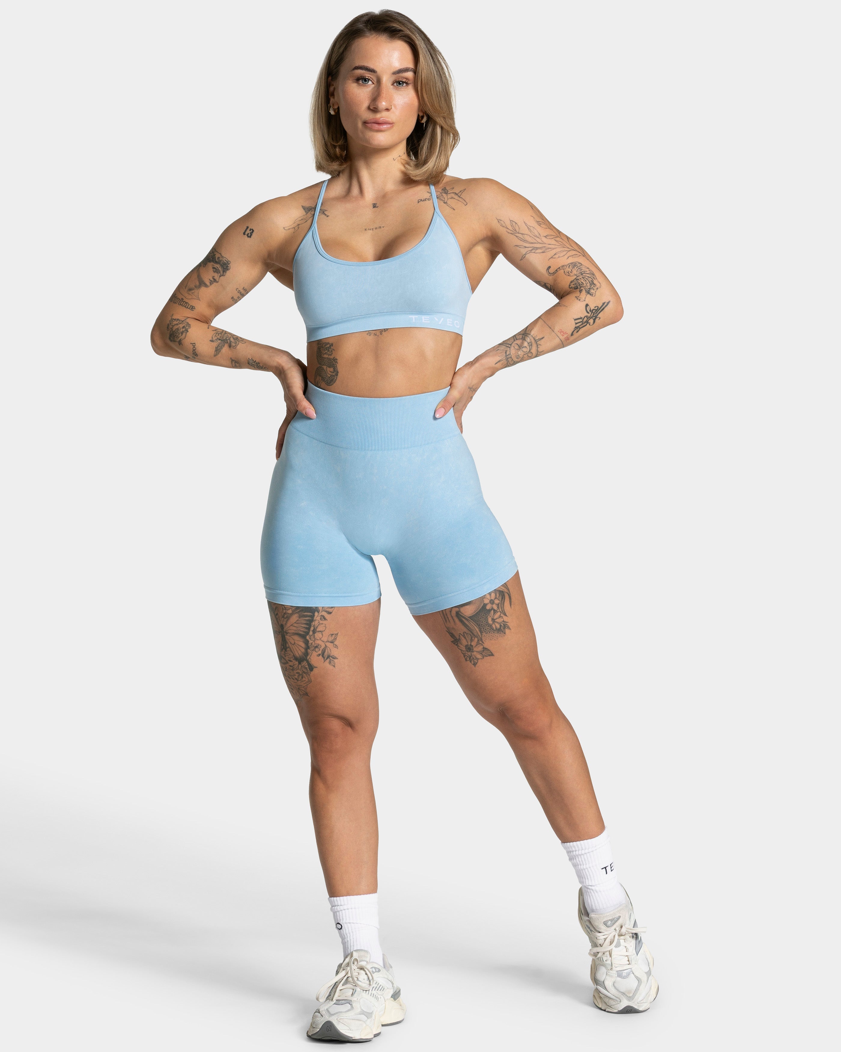 Acid Covert Scrunch Shorts  "Babyblau"