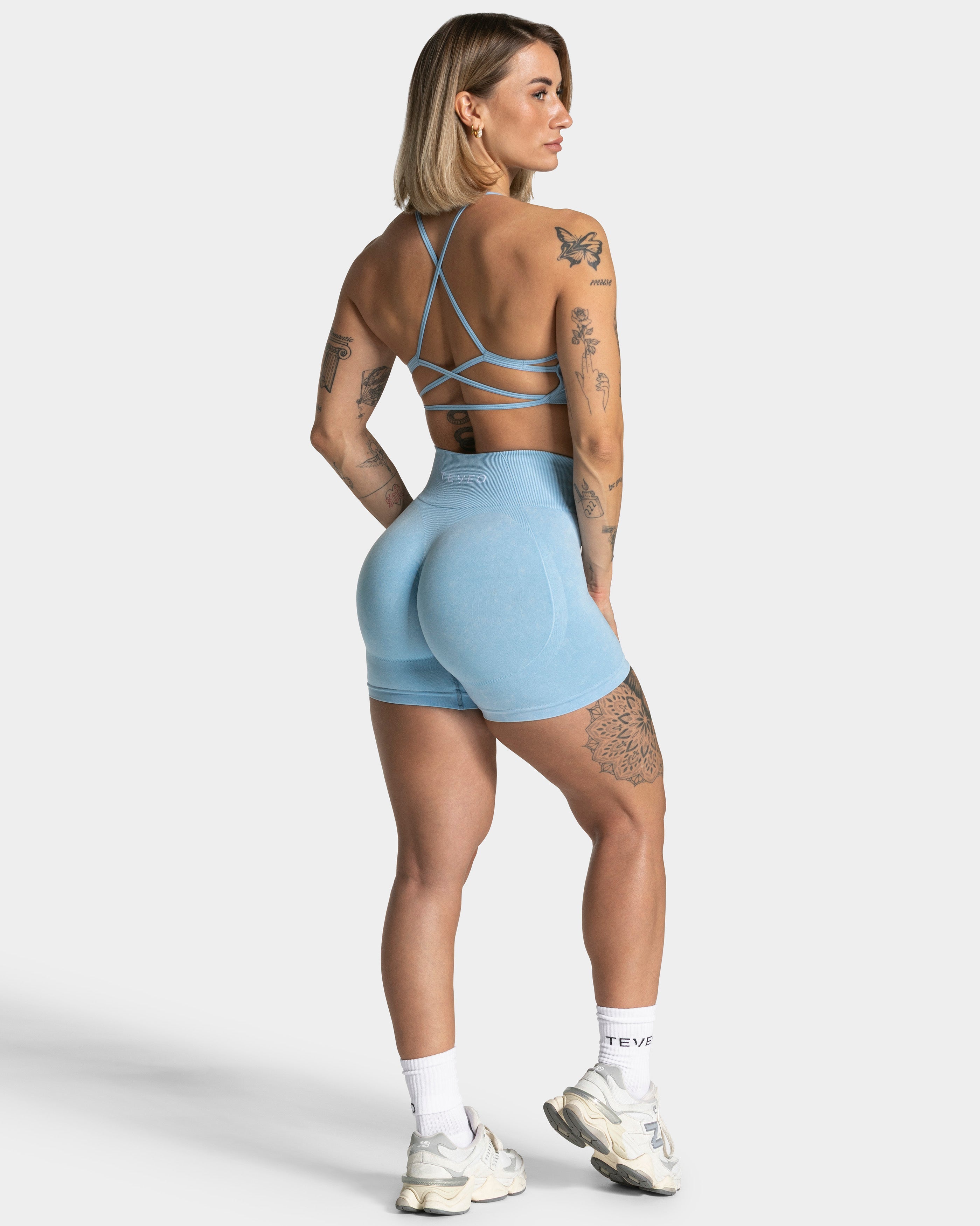 Acid Covert Scrunch Shorts  "Babyblau"