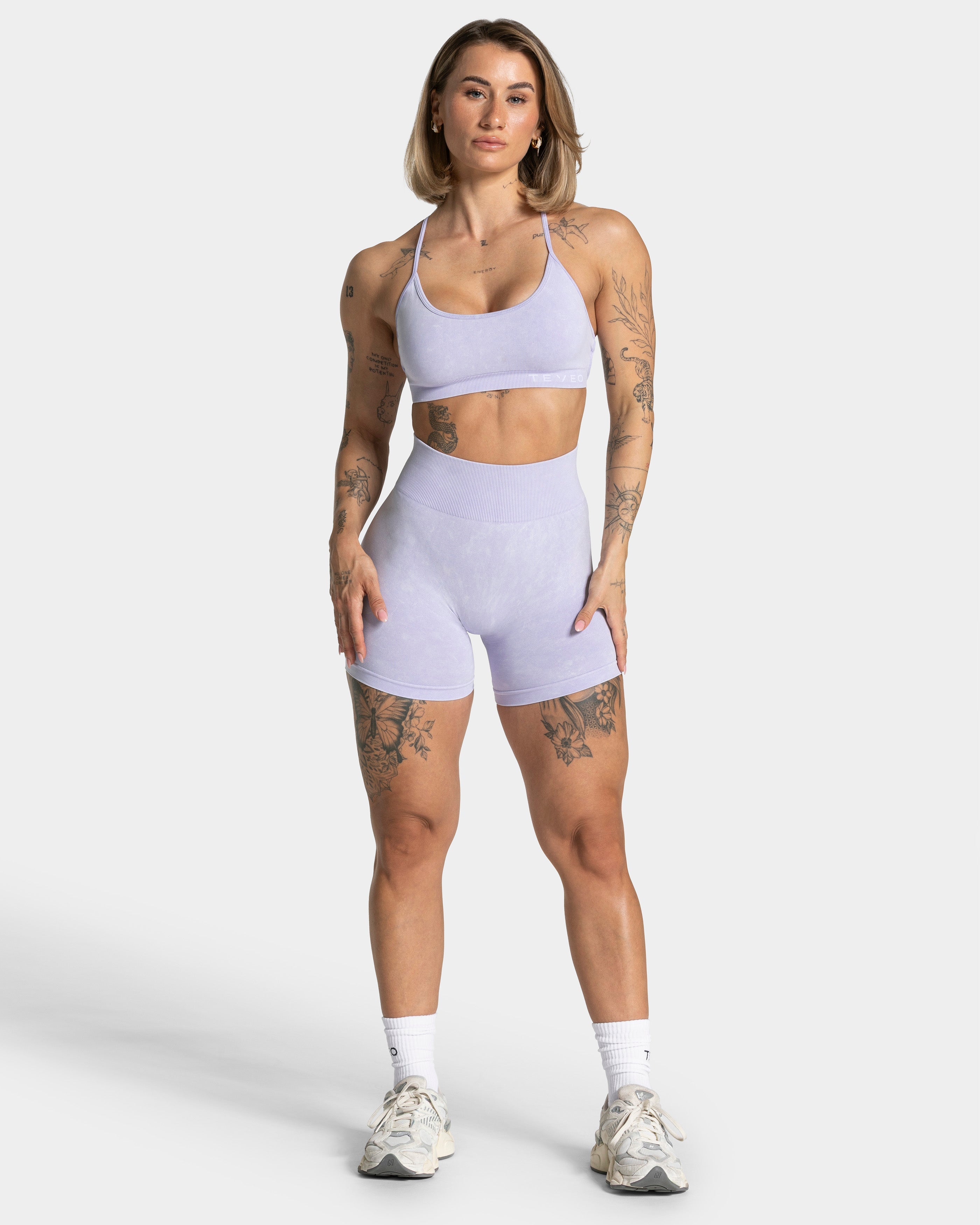 Acid Covert Scrunch Shorts  "Flieder"