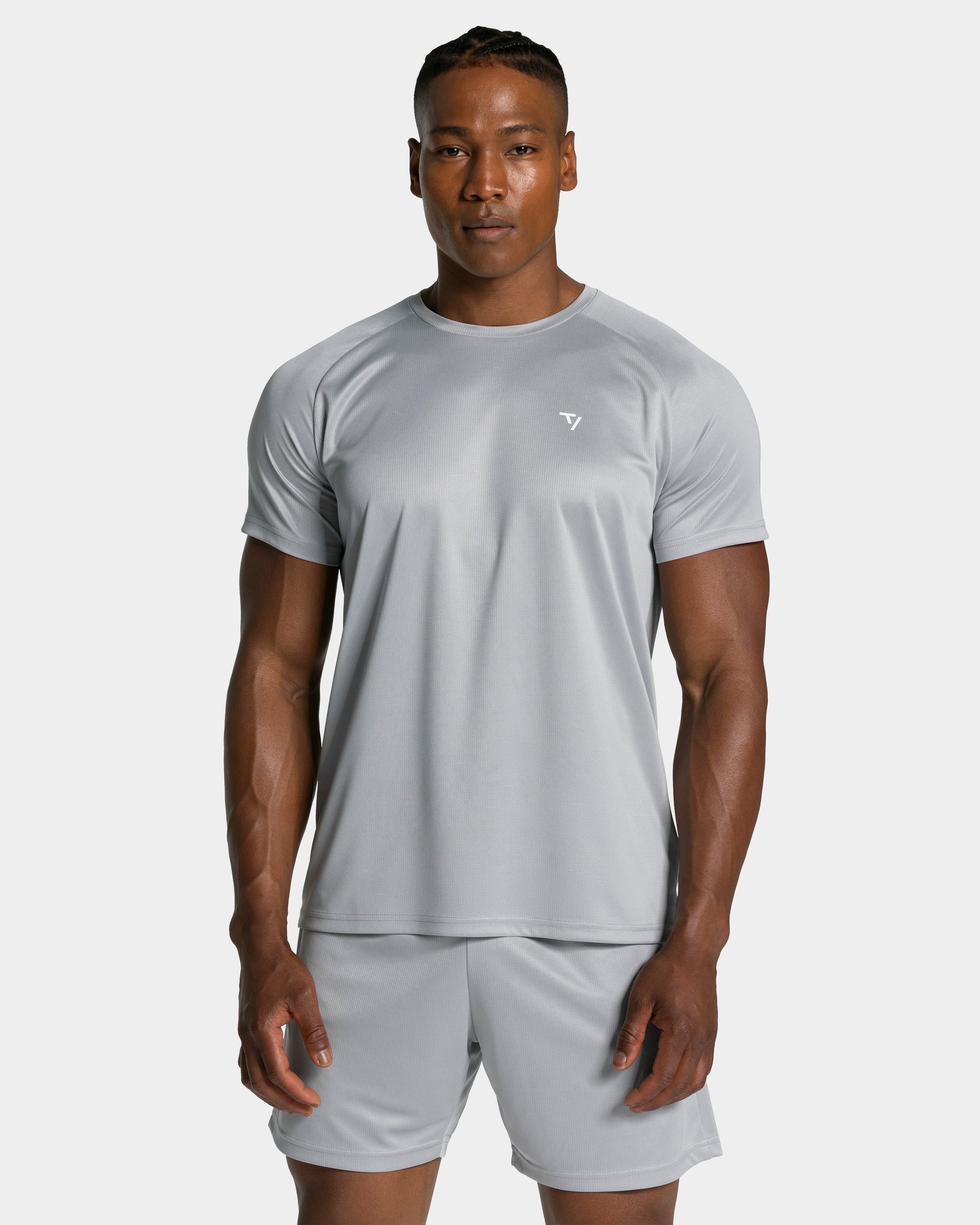 Baseline Mesh T-Shirt "Hellgrau"